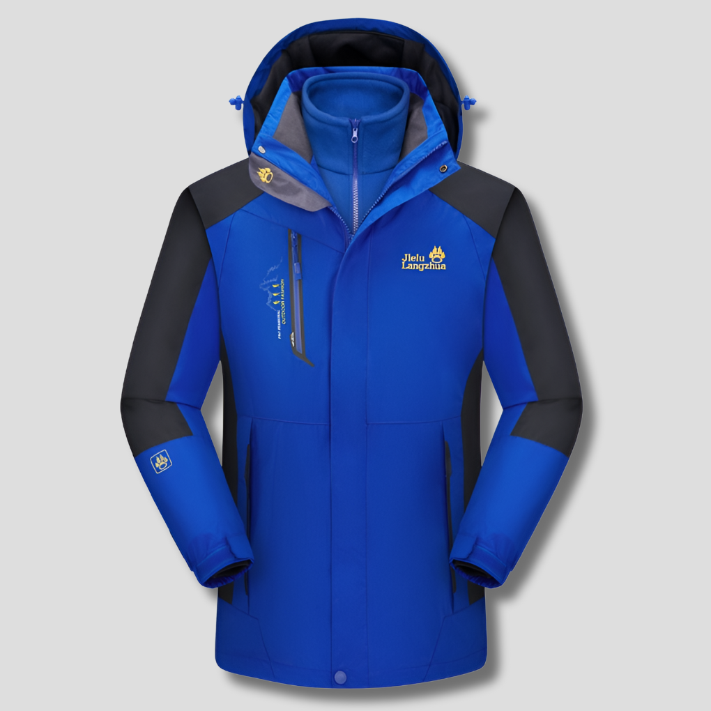 Damen 3-in-1 Skijacke – Winterjacke mit herausnehmbarem Fleece-Innenteil