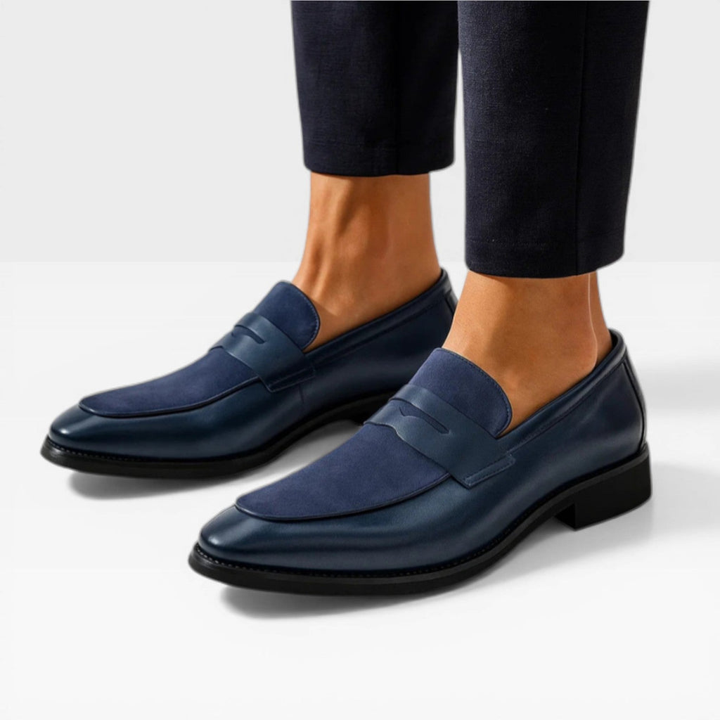 Herren Leder Penny Loafer für Smart Casual Wear