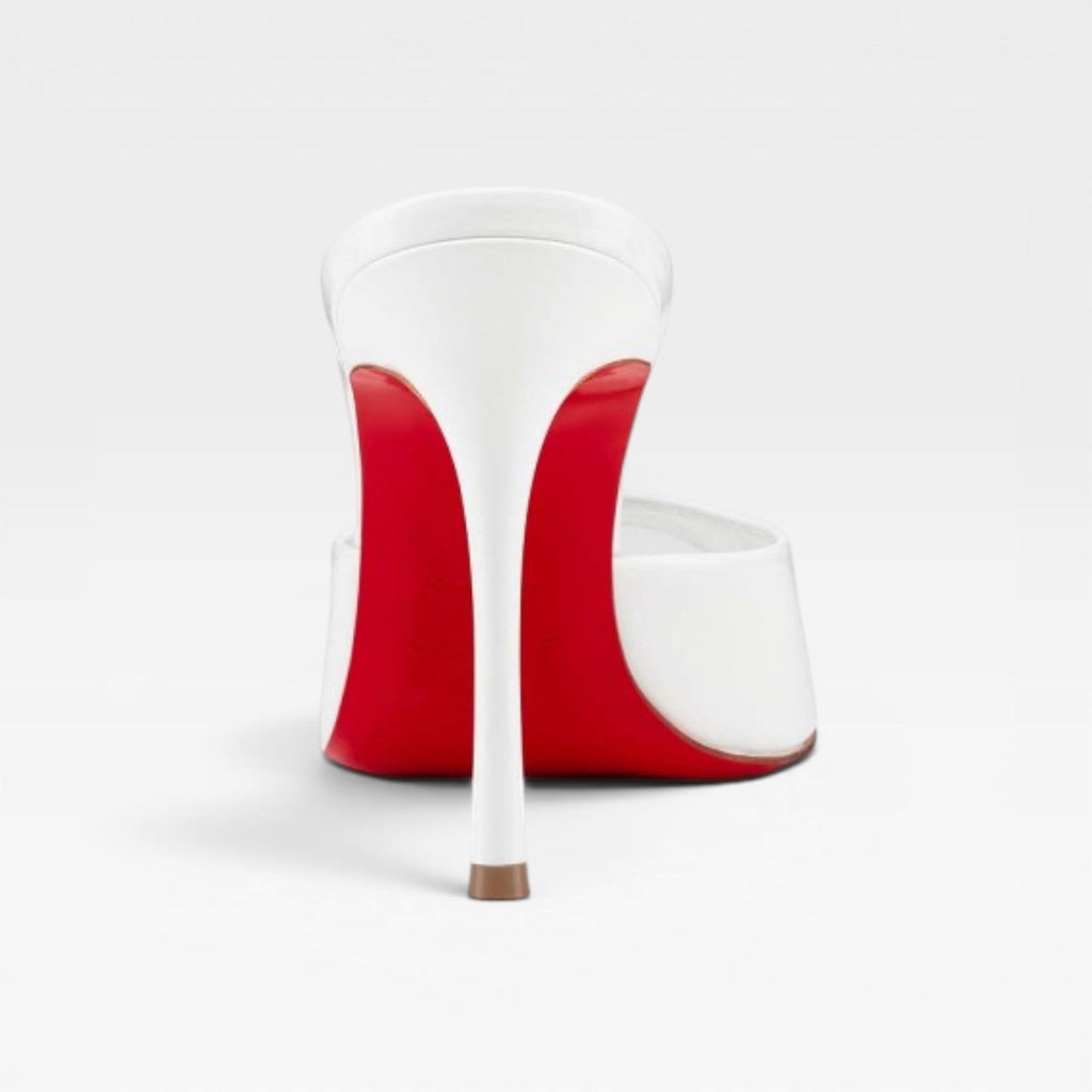 Damen Spitz Zehen Leder Mules – Elegante Slip-On High Heel Pumps für besondere Anlässe