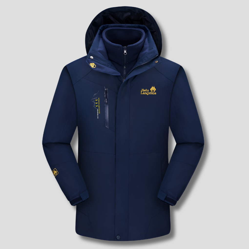 Damen 3-in-1 Skijacke – Winterjacke mit herausnehmbarem Fleece-Innenteil