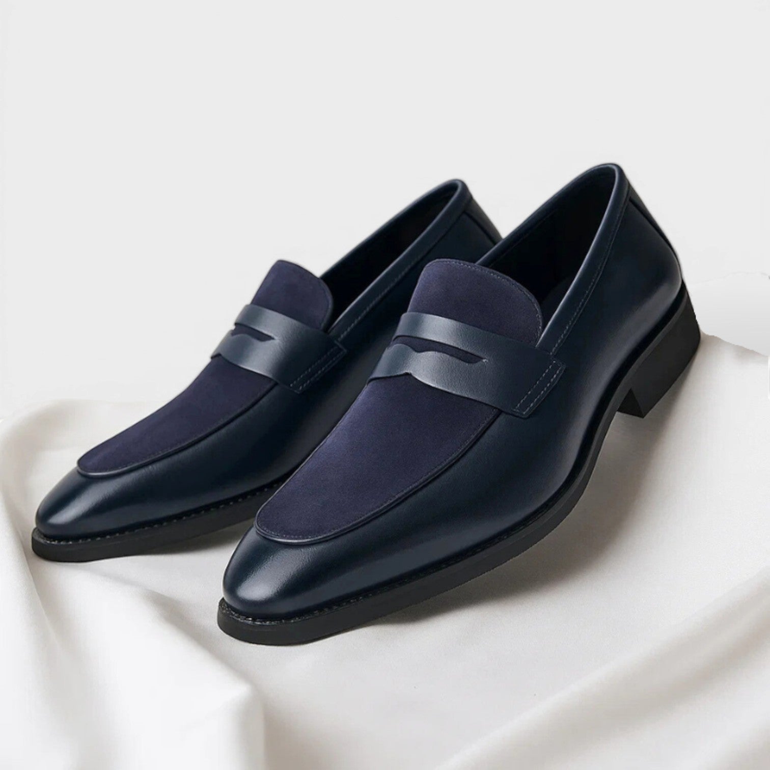 Herren Leder Penny Loafer für Smart Casual Wear
