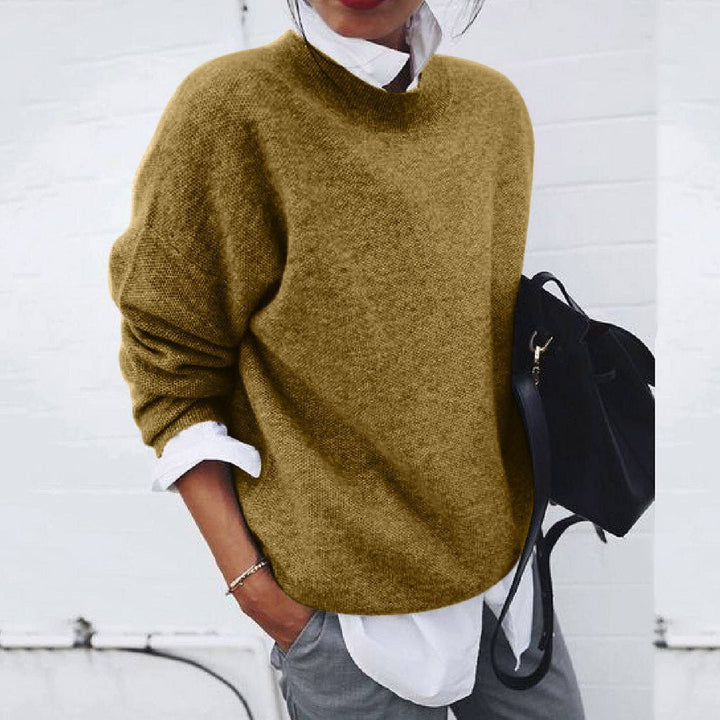Damen Pullover Rundhals – Klassischer Strickpullover