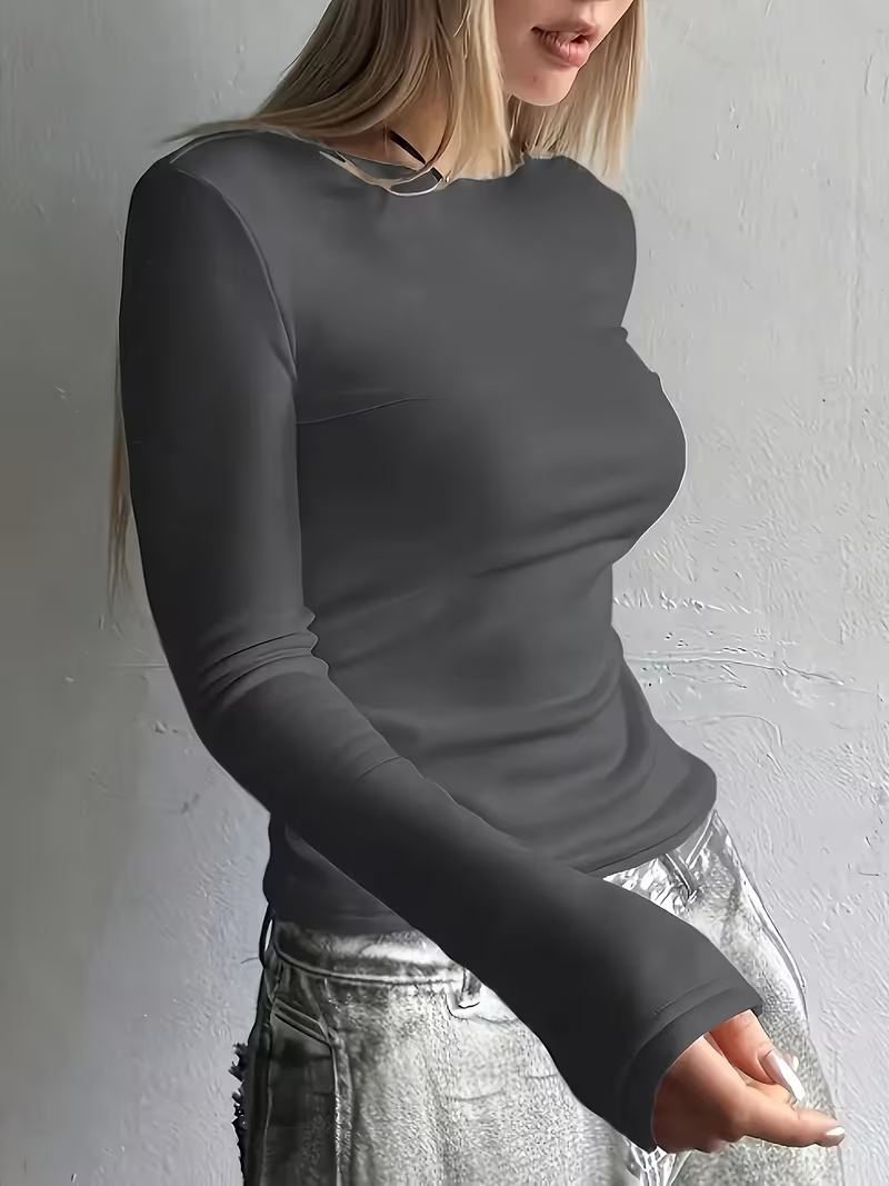 Damen Gemütliches Langarmshirt