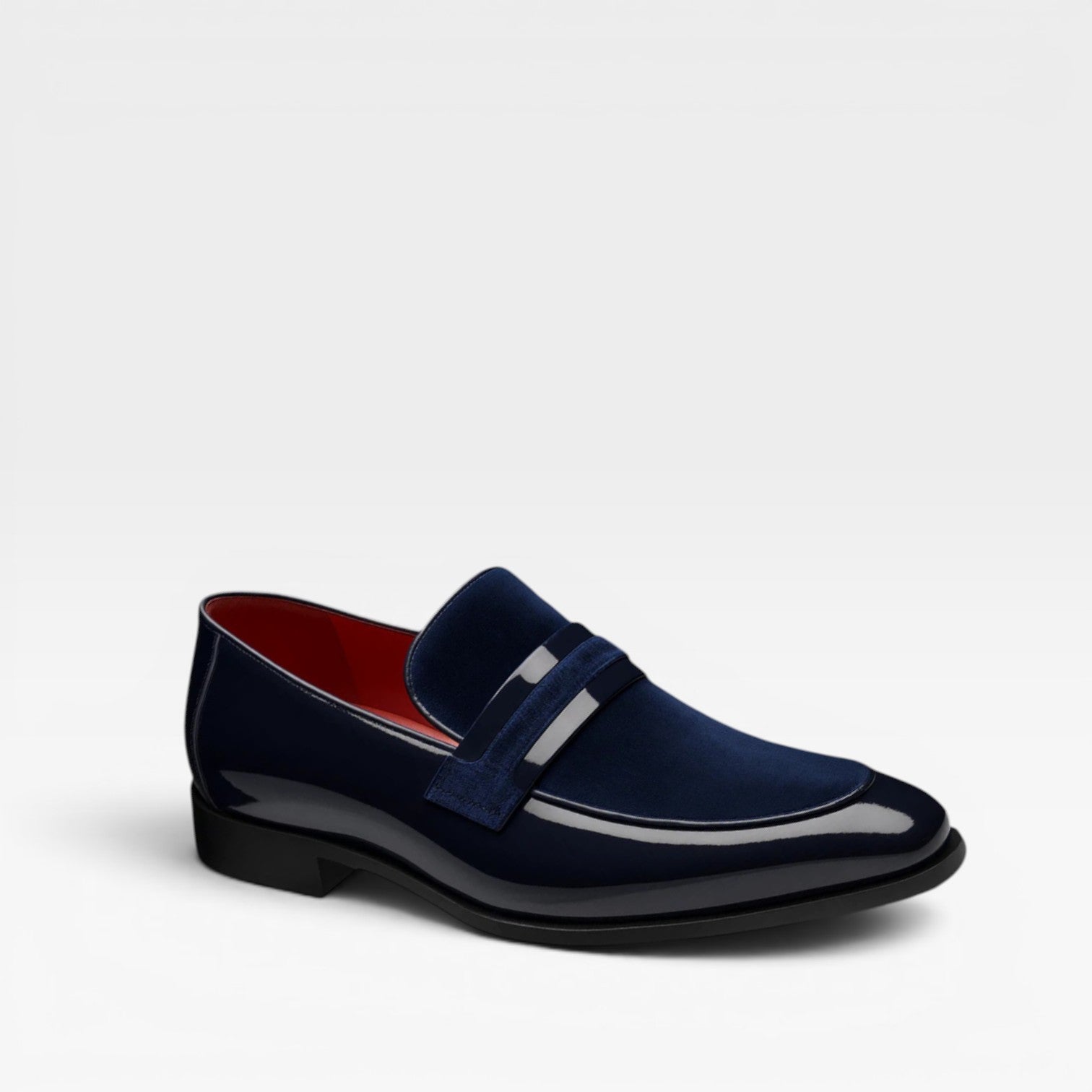 Herren Lackleder Penny Loafers – Elegante Slip-On Anzugschuhe