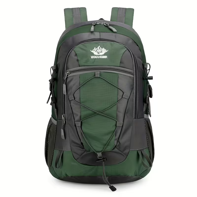 Unisex Leichter Wanderrucksack mit Trekkingstock-Halterung