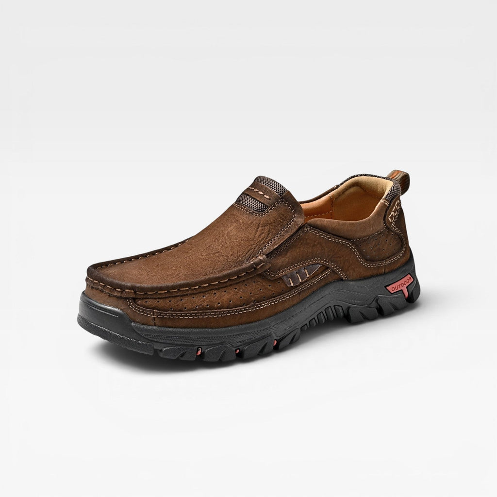 Herren Echtleder Stiefeletten – Bequeme Slip-On Smart Casual Schuhe