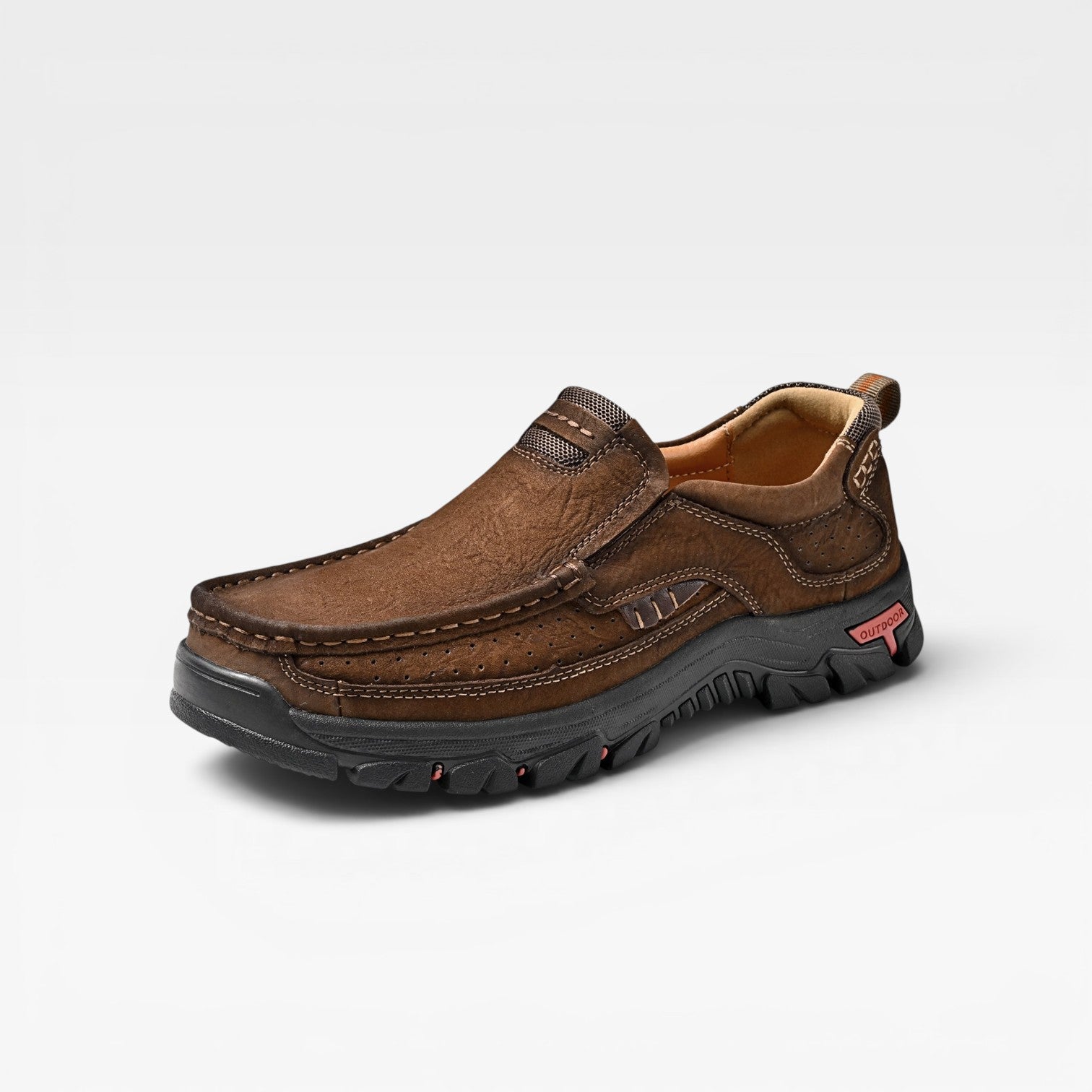 Herren Echtleder Stiefeletten – Bequeme Slip-On Smart Casual Schuhe