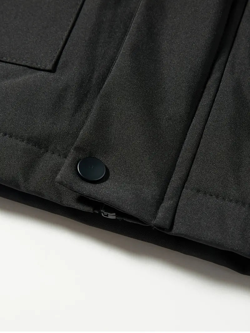 Herren Parka mit Kapuze – Wasserdichte Winterjacke