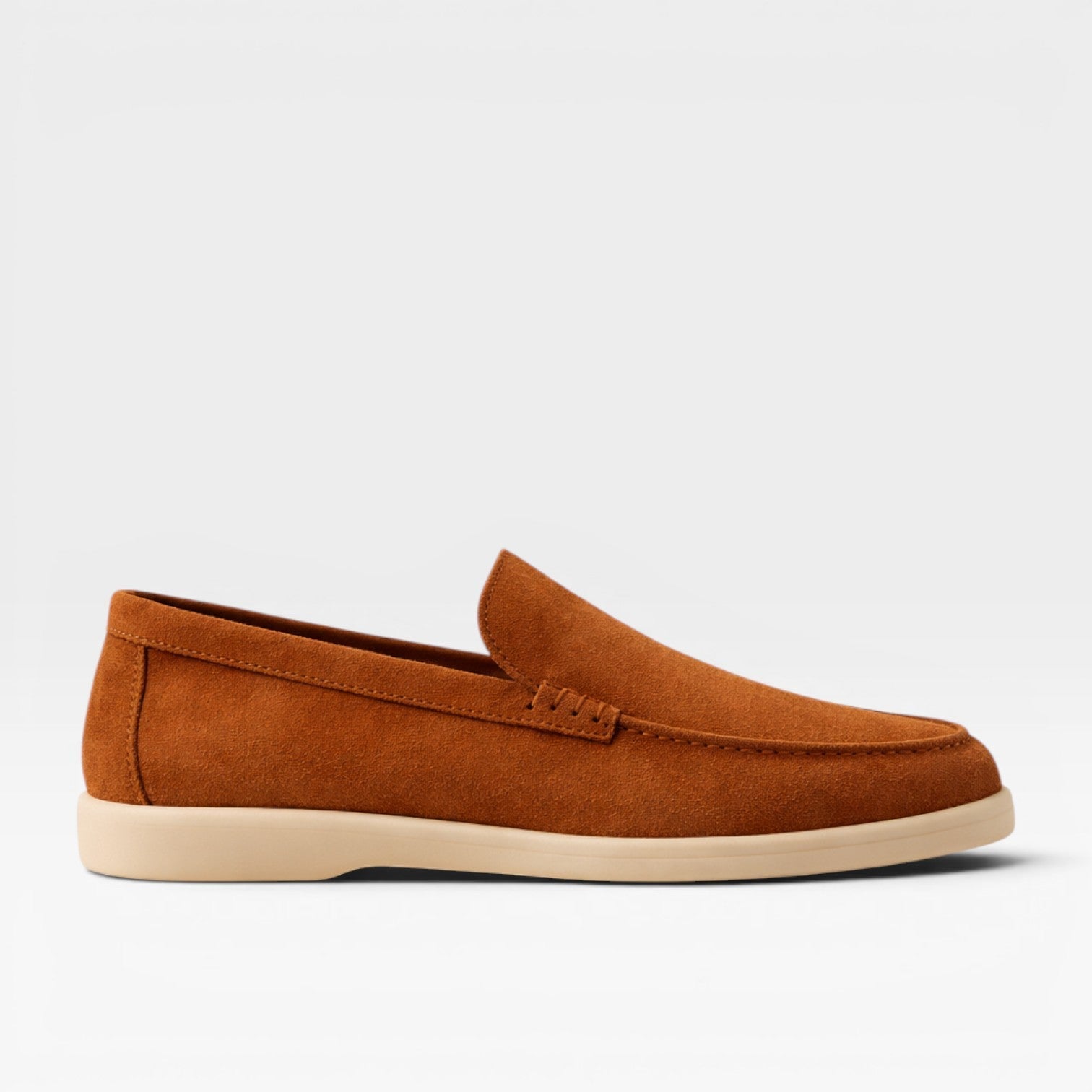 Herren Klassische Wildleder Slipper – Bequemer Slip-On Sitz