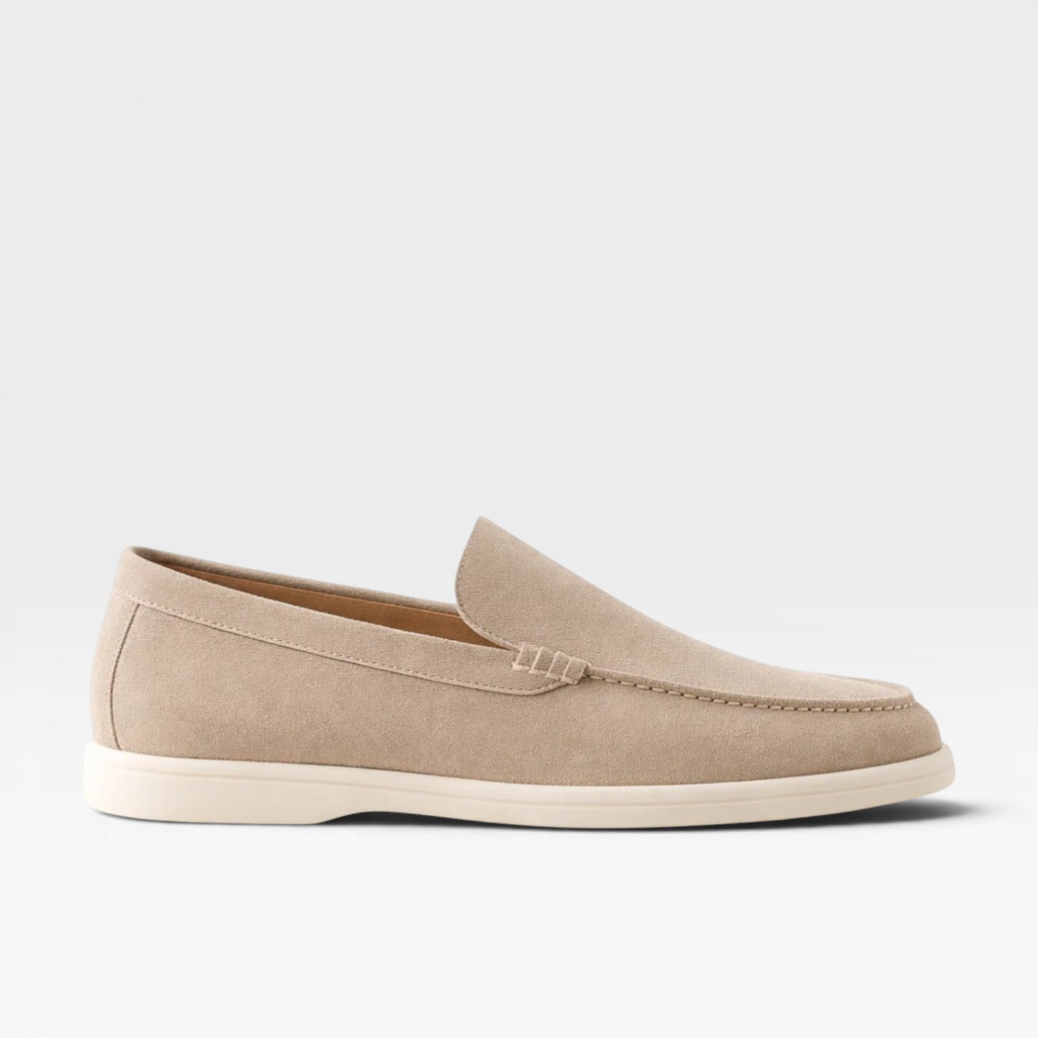 Herren Klassische Wildleder Slipper – Bequemer Slip-On Sitz