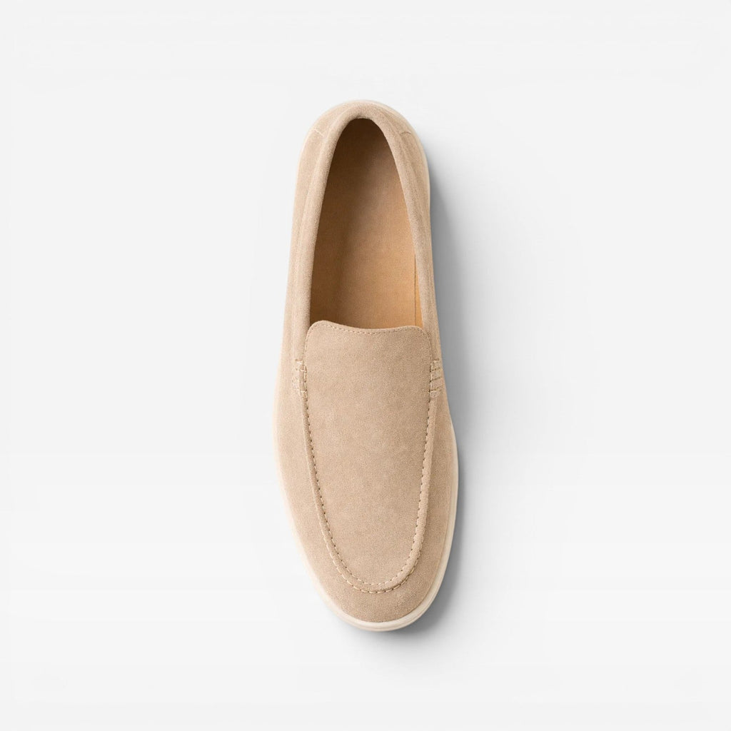 Herren Klassische Wildleder Slipper – Bequemer Slip-On Sitz