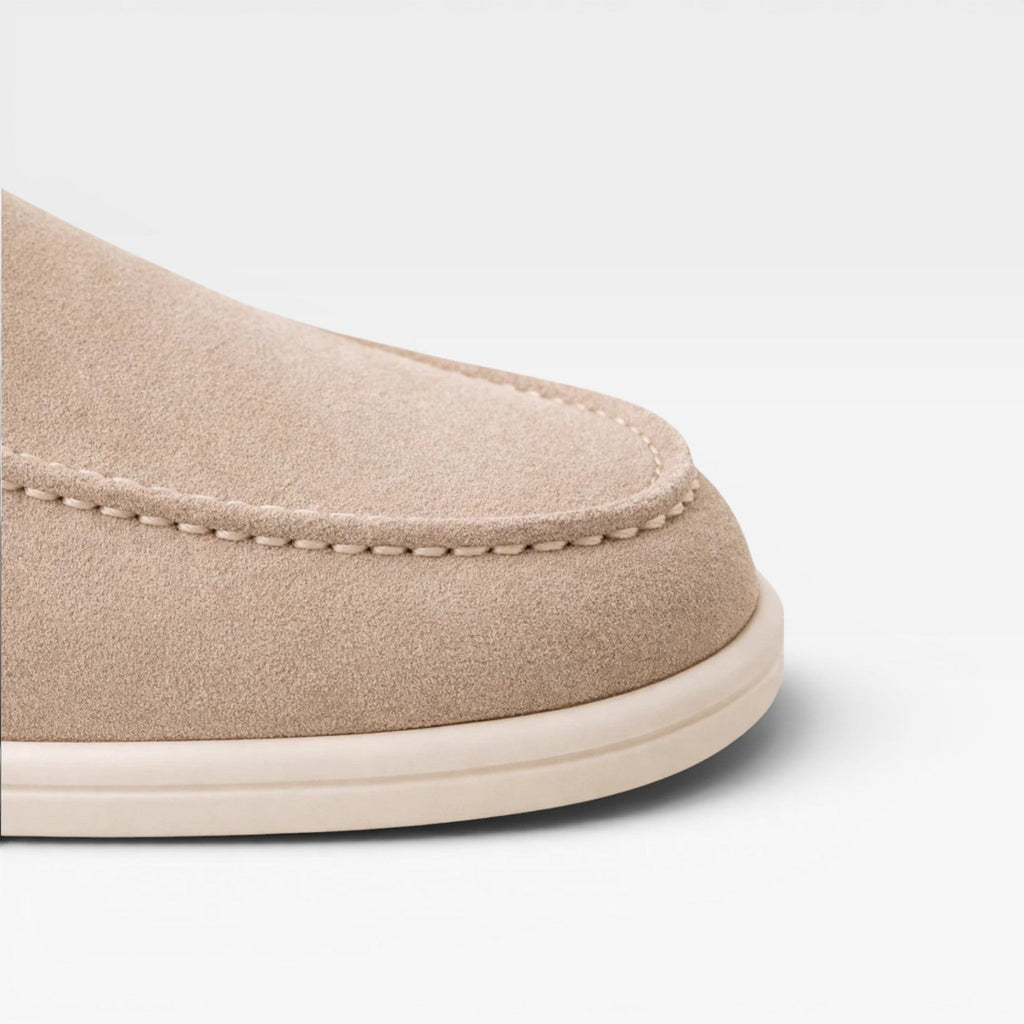 Herren Klassische Wildleder Slipper – Bequemer Slip-On Sitz