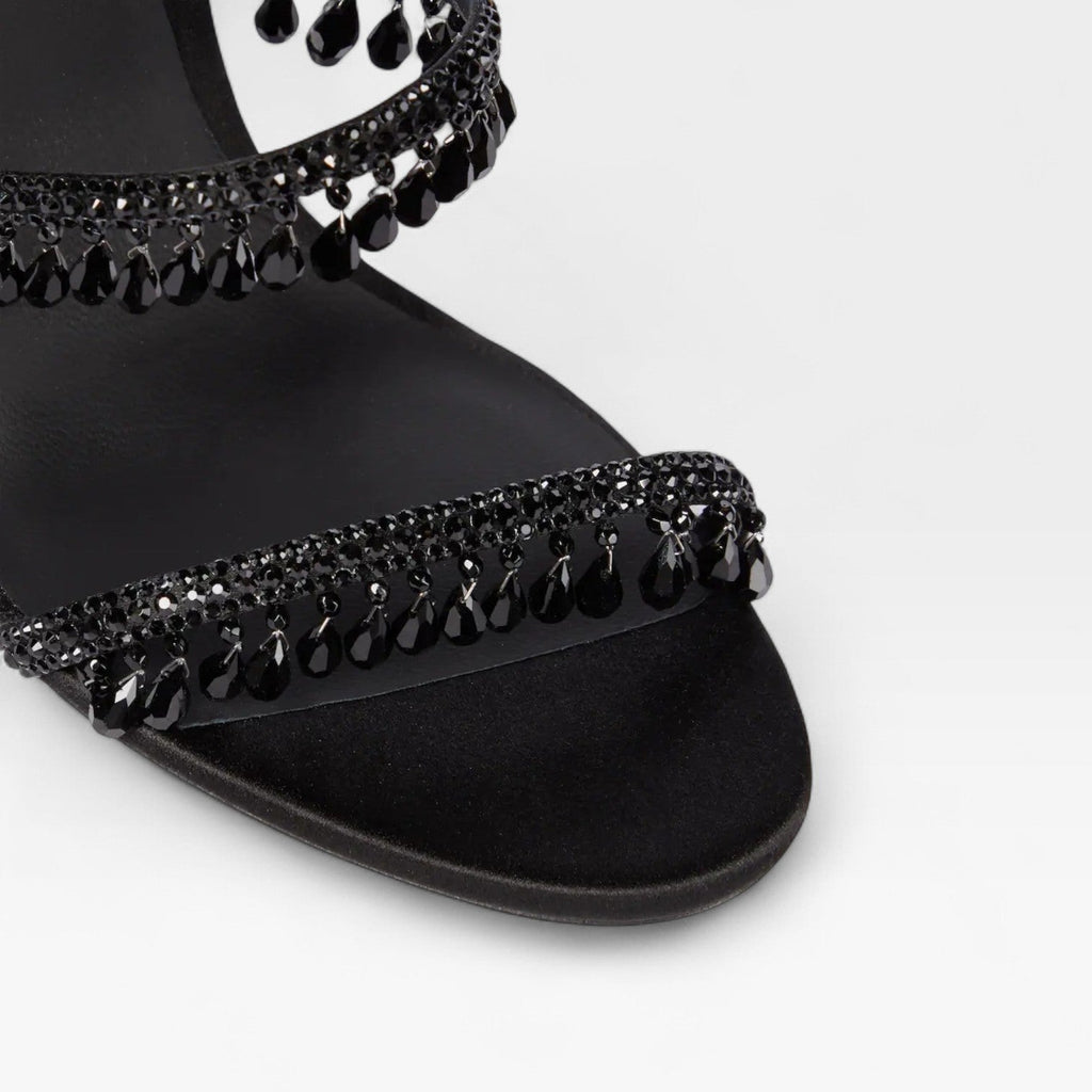 Damen Kristall High Heel Sandalen – Elegante Riemchenabsätze für besondere Anlässe