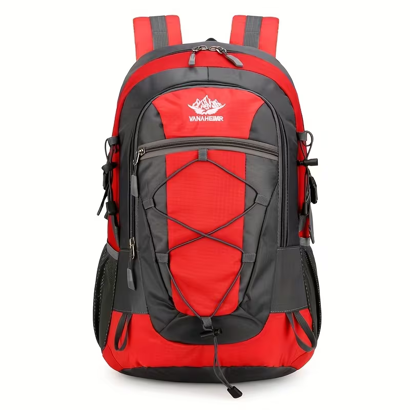 Unisex Leichter Wanderrucksack mit Trekkingstock-Halterung