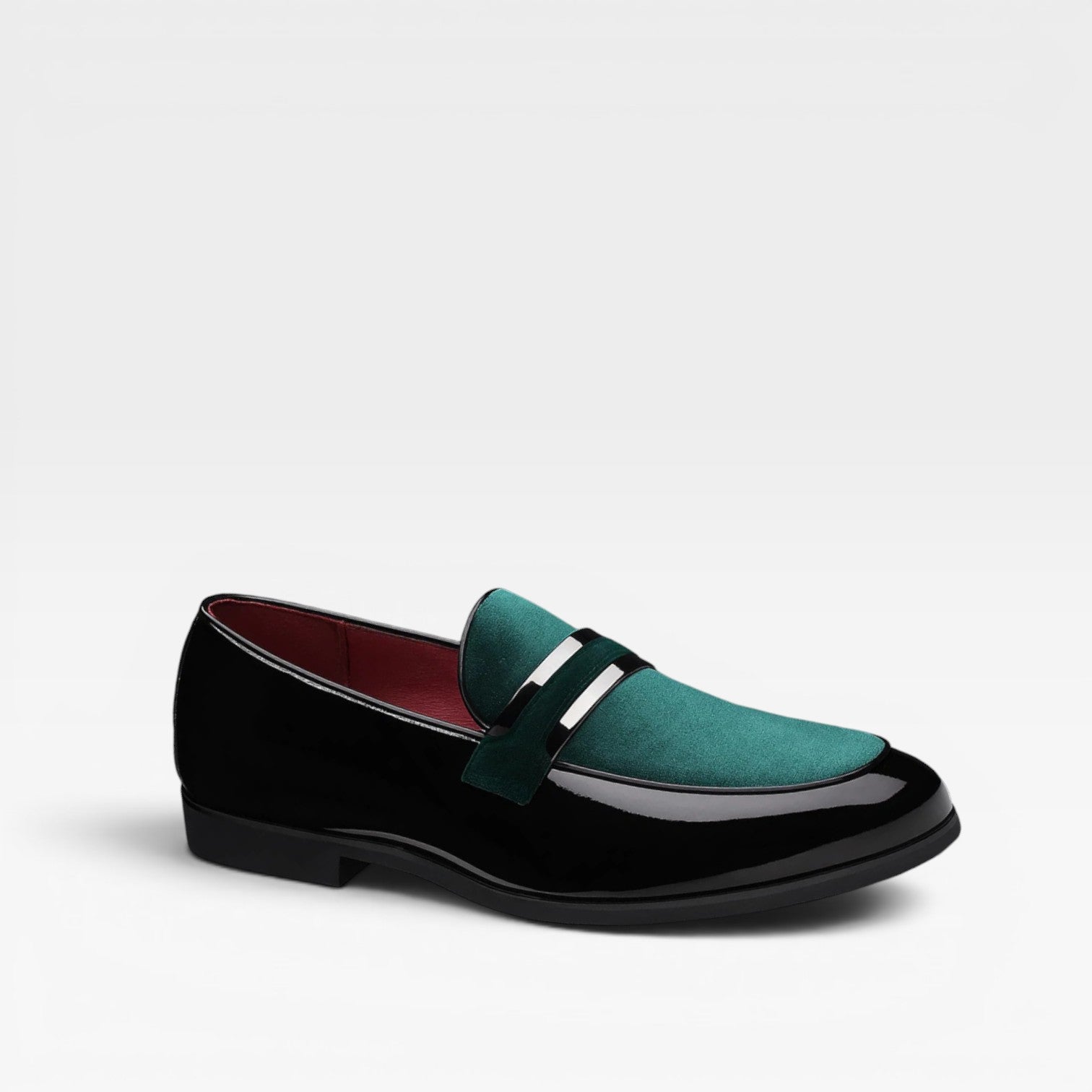 Herren Lackleder Penny Loafers – Elegante Slip-On Anzugschuhe