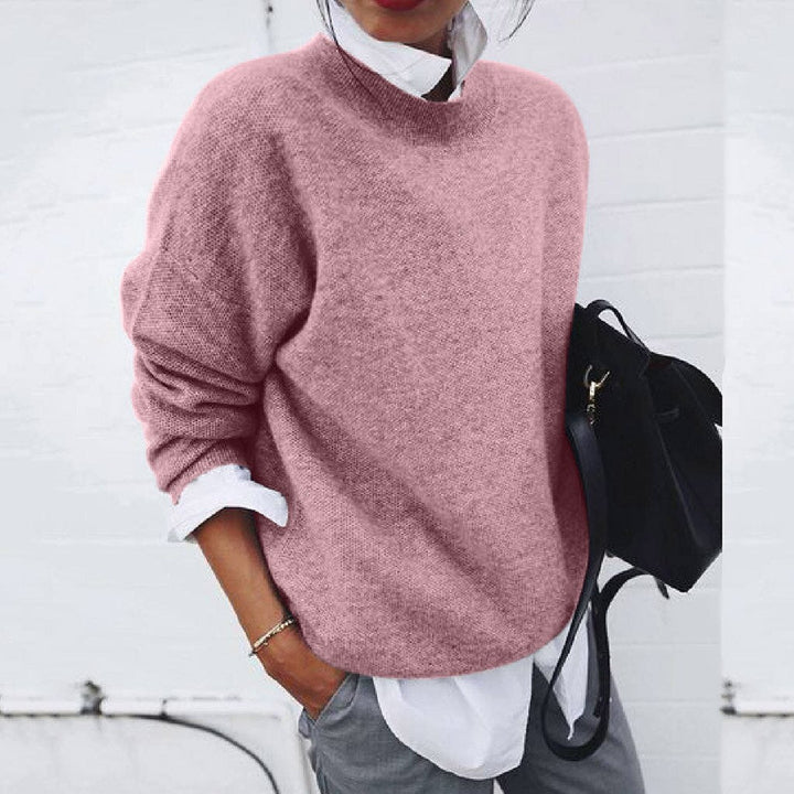 Damen Pullover Rundhals – Klassischer Strickpullover
