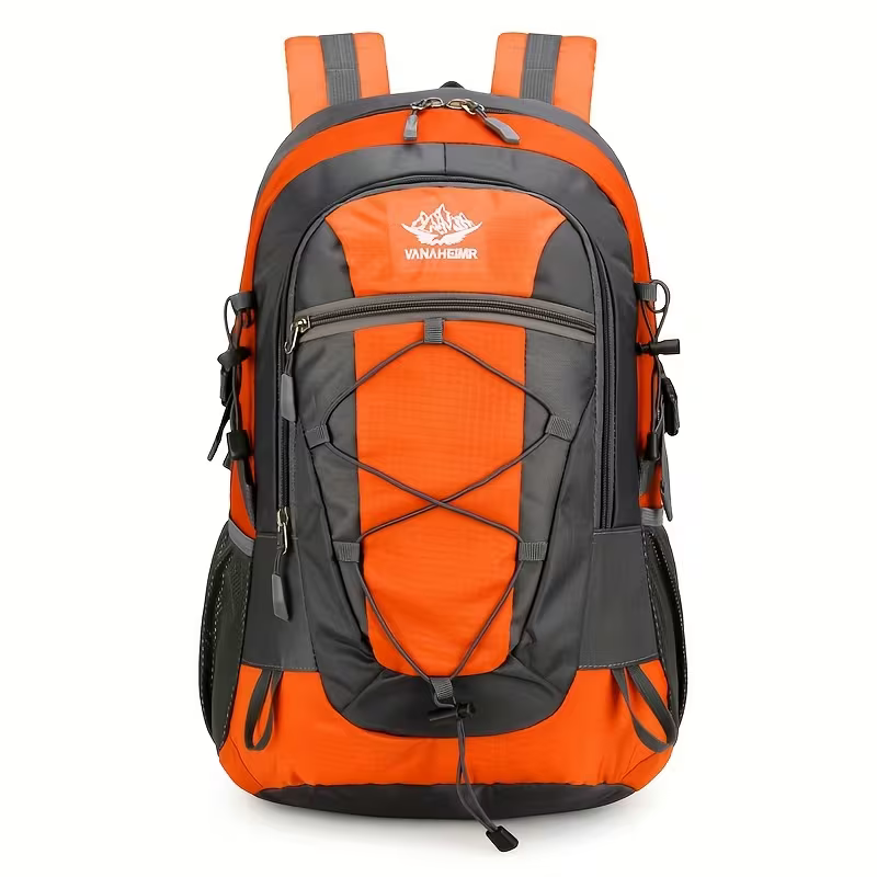 Unisex Leichter Wanderrucksack mit Trekkingstock-Halterung