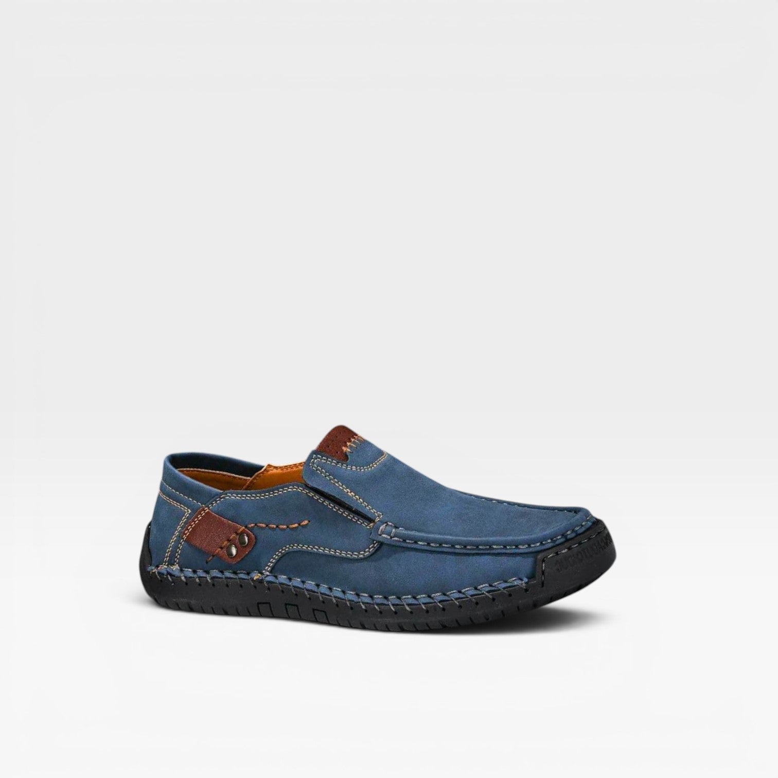 Herren Wildleder Slipper – Handgenähte, lässige Komfortschuhe für den Alltag