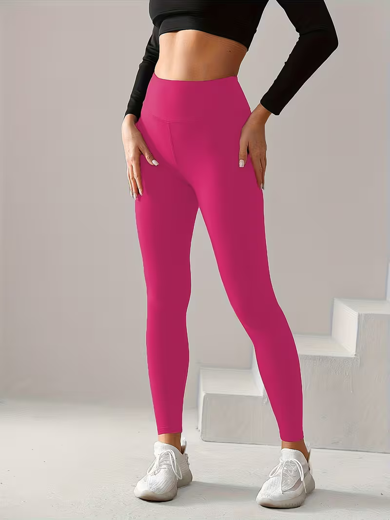 Damen Sport Leggings mit hoher Taille