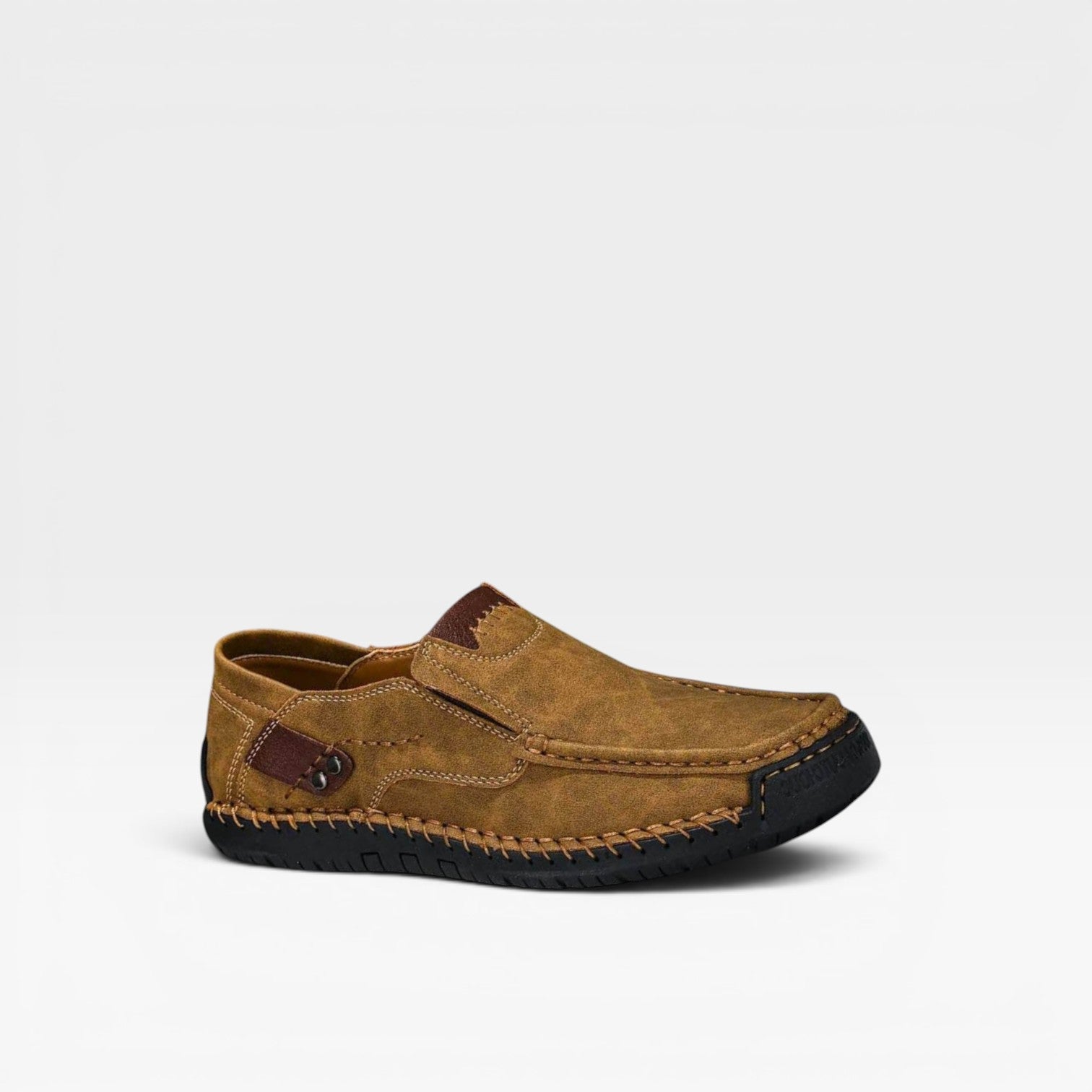 Herren Wildleder Slipper – Handgenähte, lässige Komfortschuhe für den Alltag