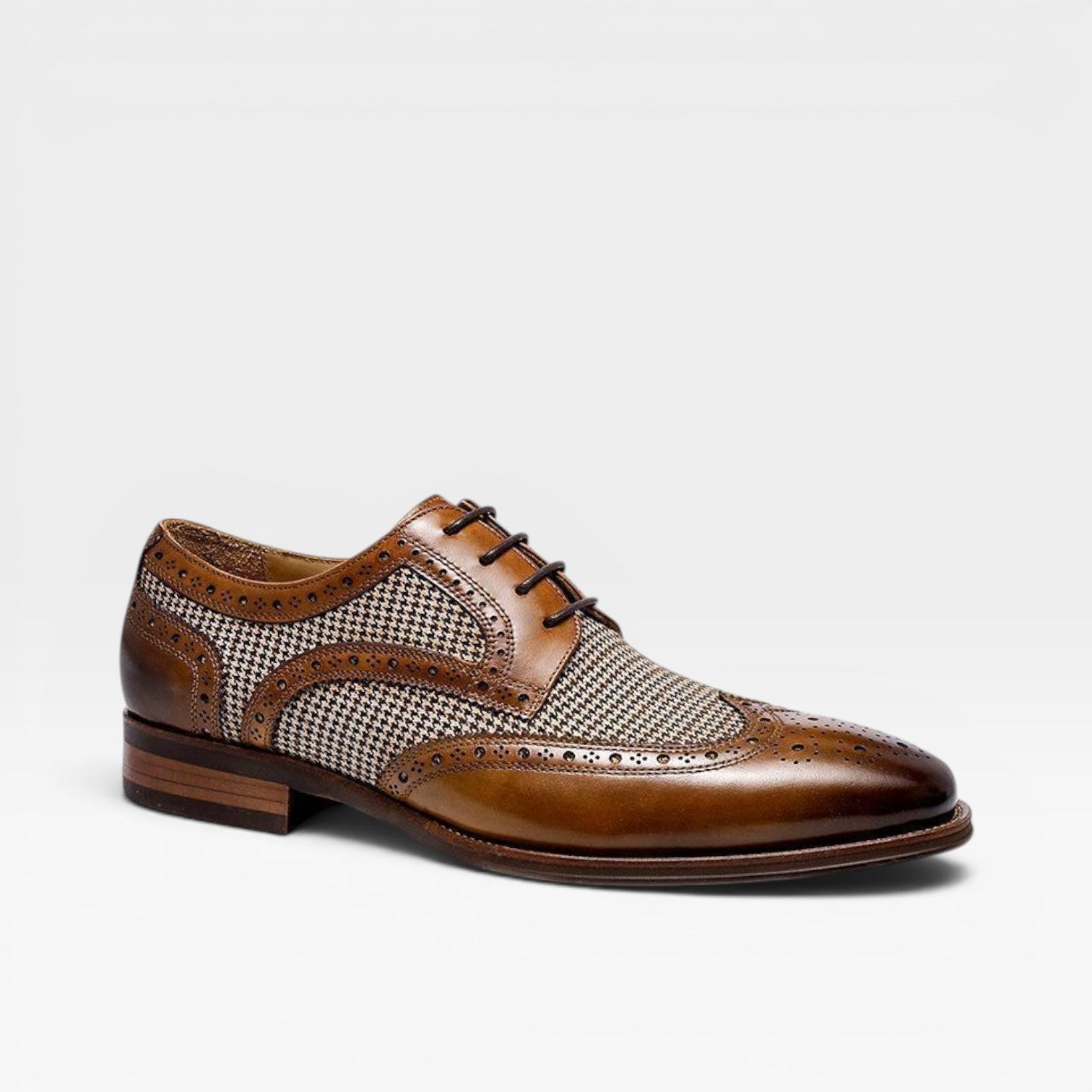 Herren Wingtip Brogue Oxford Schuhe – Klassische Leder Schnürschuhe