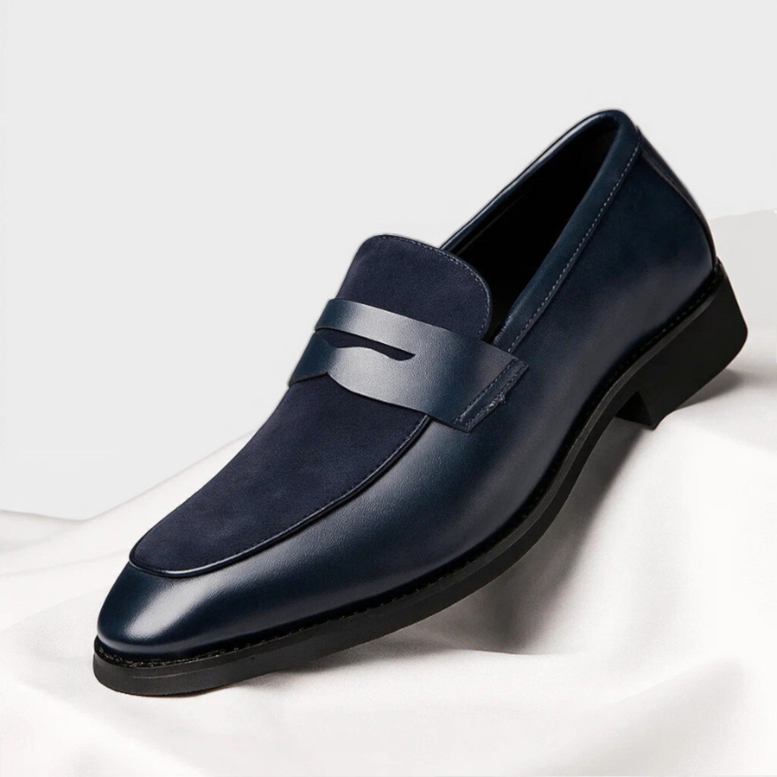 Herren Leder Penny Loafer für Smart Casual Wear