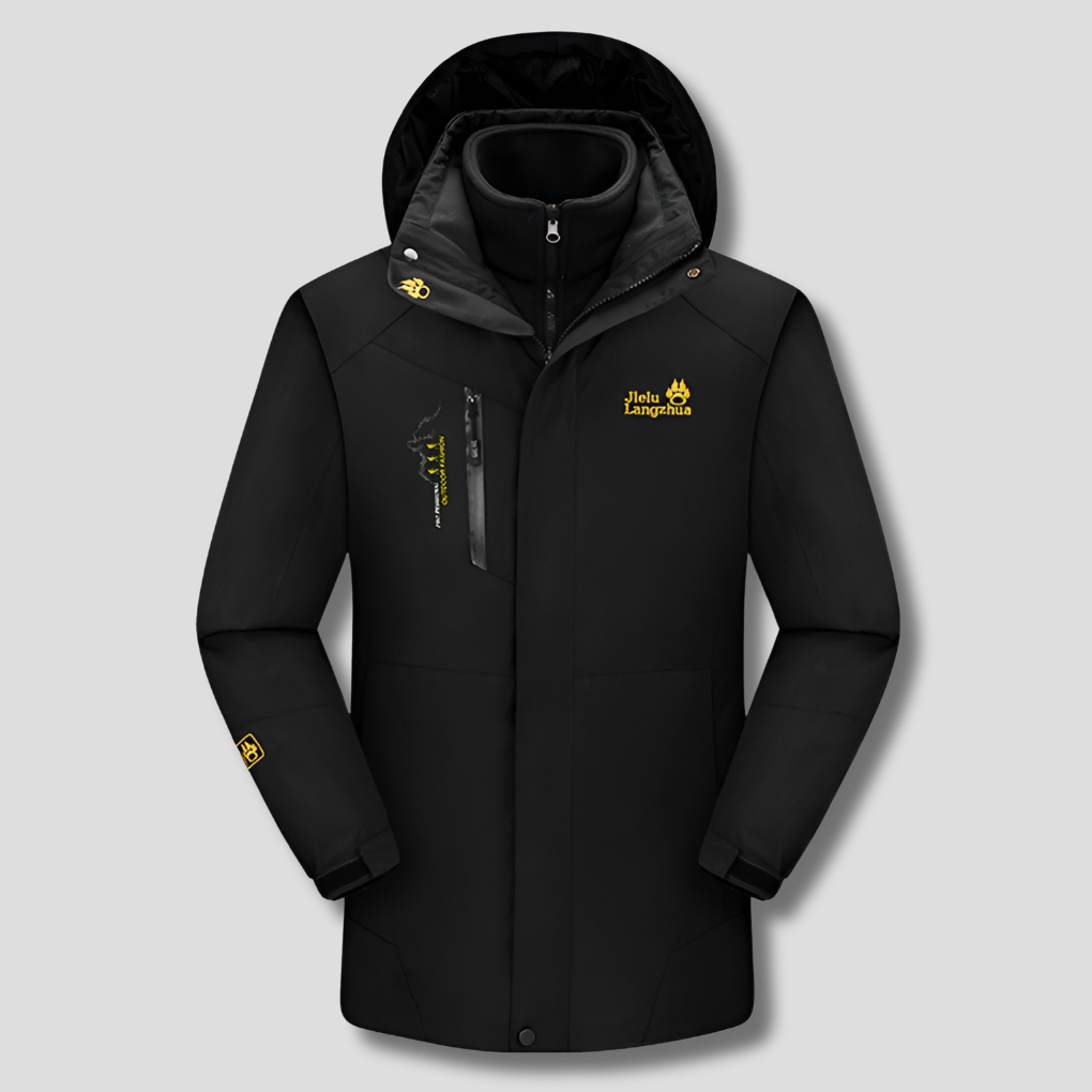 Damen 3-in-1 Skijacke – Winterjacke mit herausnehmbarem Fleece-Innenteil