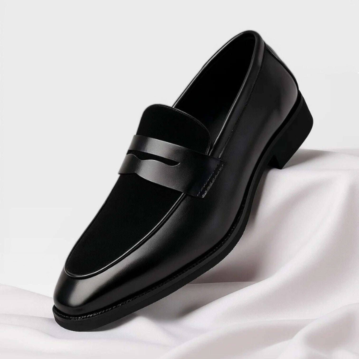 Herren Leder Penny Loafer für Smart Casual Wear