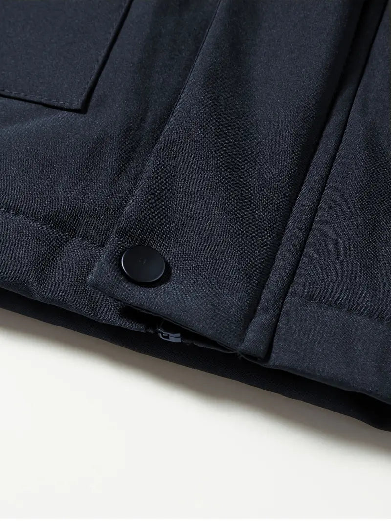 Herren Parka mit Kapuze – Wasserdichte Winterjacke