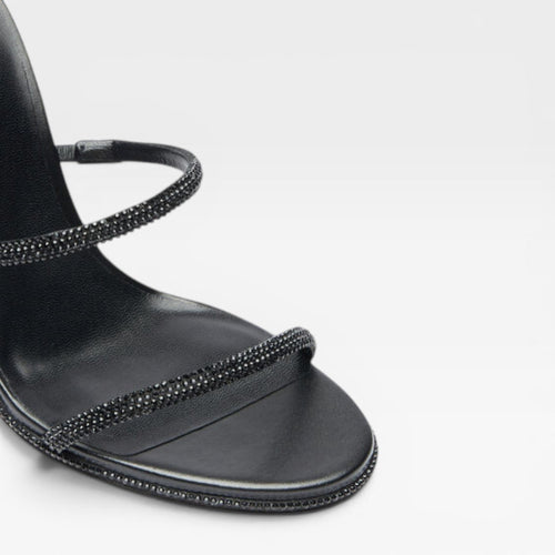Damen Diamante Stiletto Sandalen – Elegante Knöchelriemenabsätze für besondere Anlässe