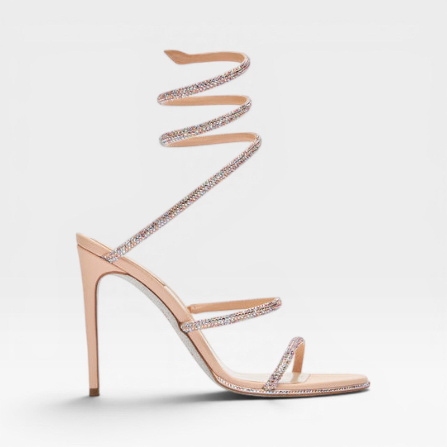 Damen Diamante Stiletto Sandalen – Elegante Knöchelriemenabsätze für besondere Anlässe