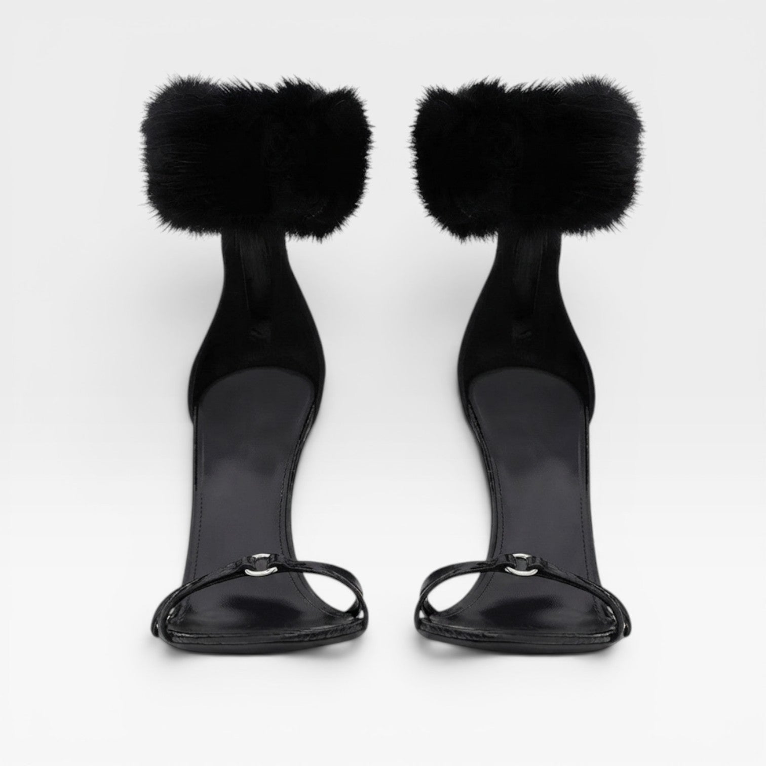 Damen Spitzzehen Stiletto Sandalen – Elegante Ringe Detail Riemchenabsätze für besondere Anlässe