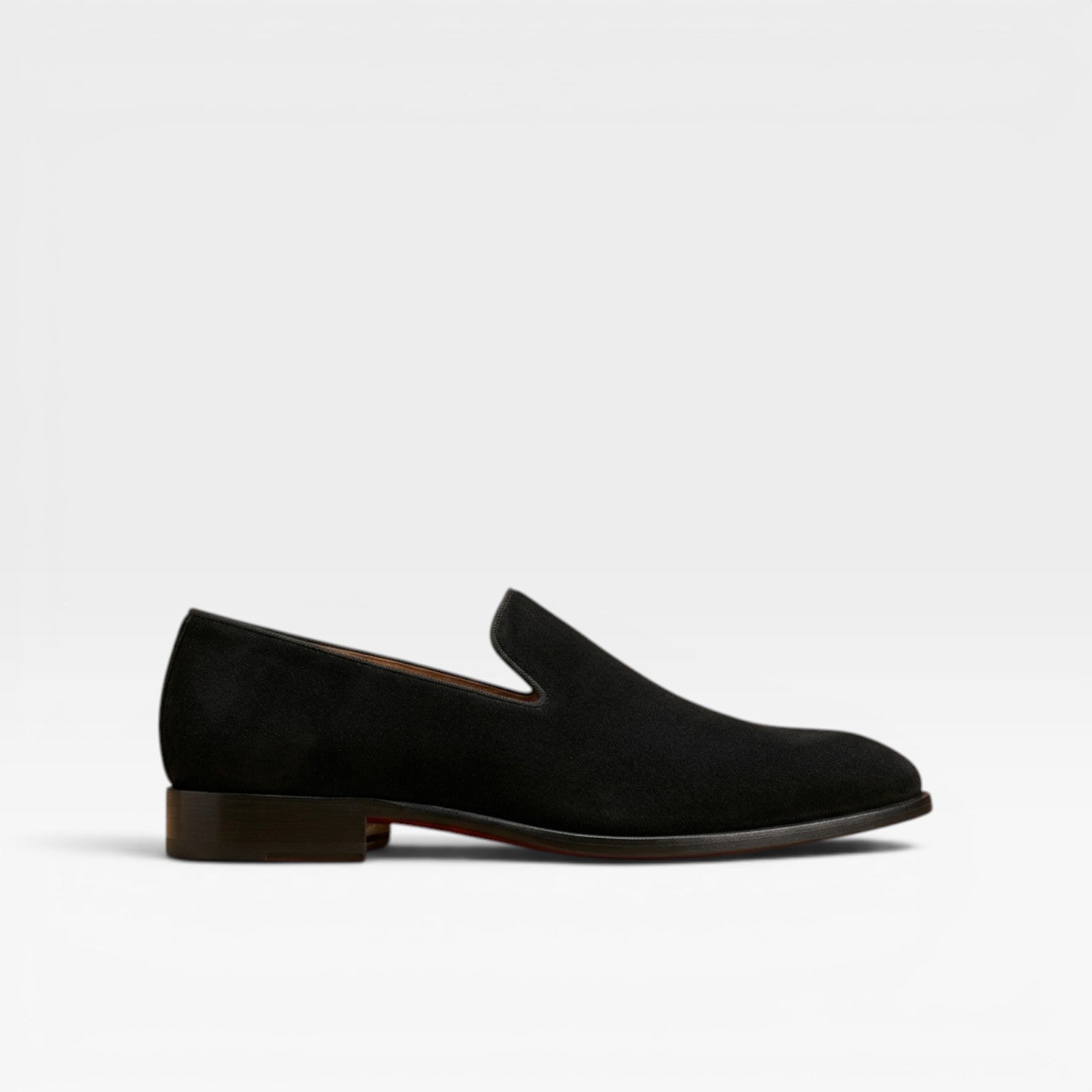 Herren Echt Wildleder Slipper Loafers – Elegante Mandelform Abend Schuhe zum Hineinschlüpfen