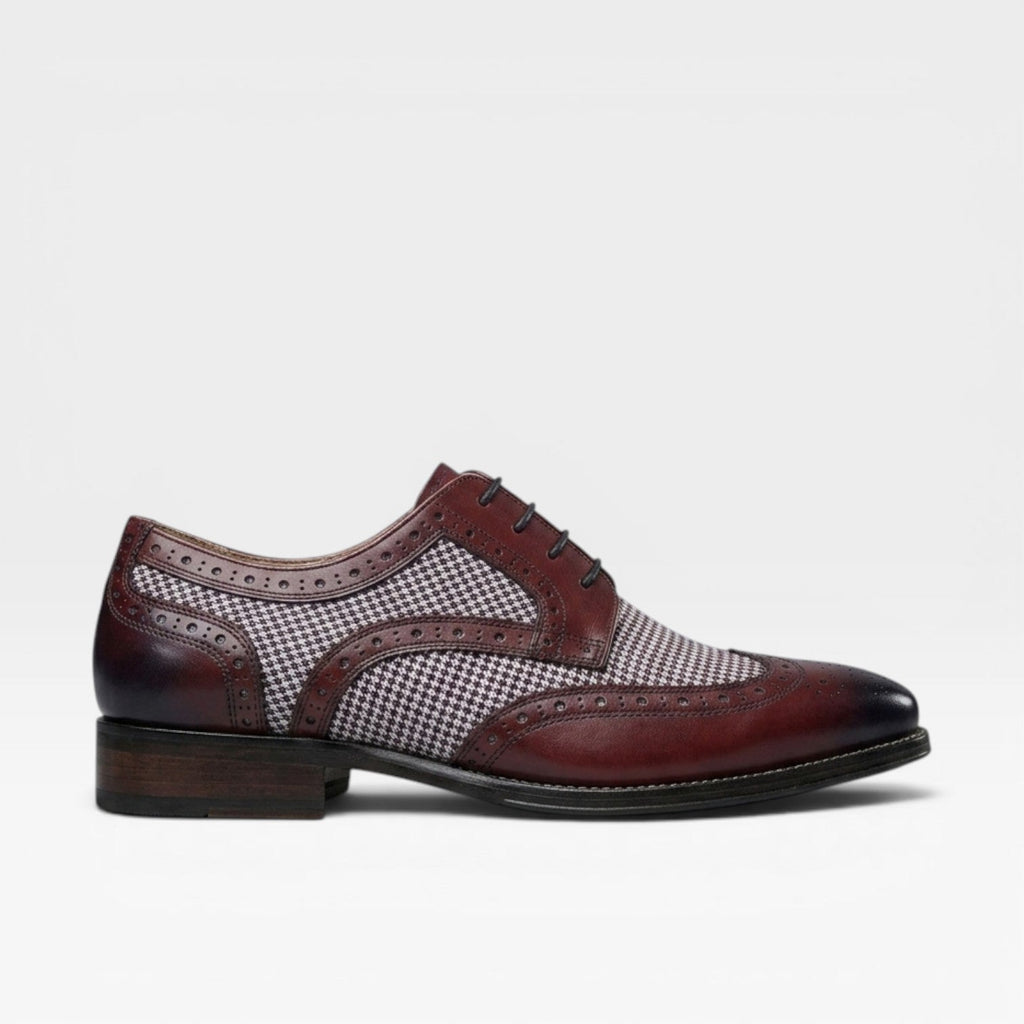 Herren Wingtip Brogue Oxford Schuhe – Klassische Leder Schnürschuhe