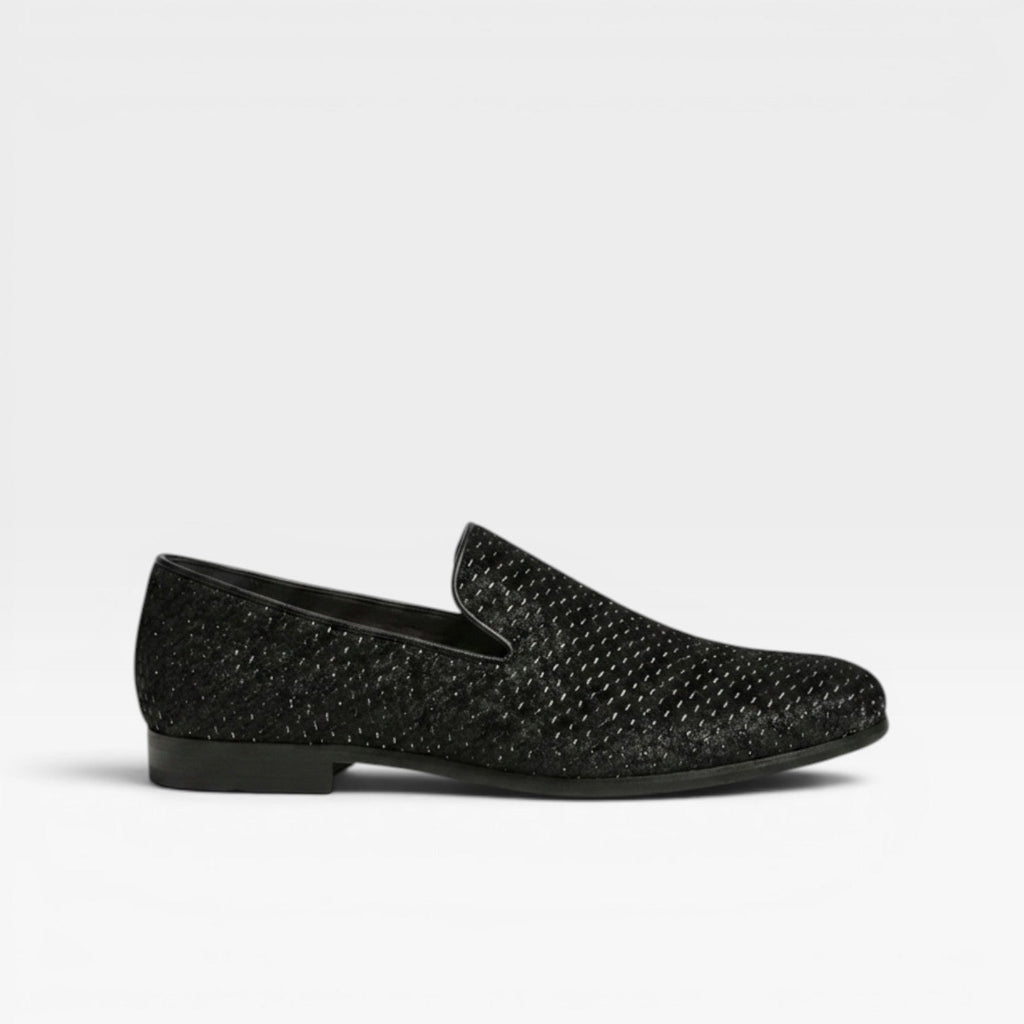 Herren Samt Slipper – Elegante Slip-On Smarte formelle Schuhe