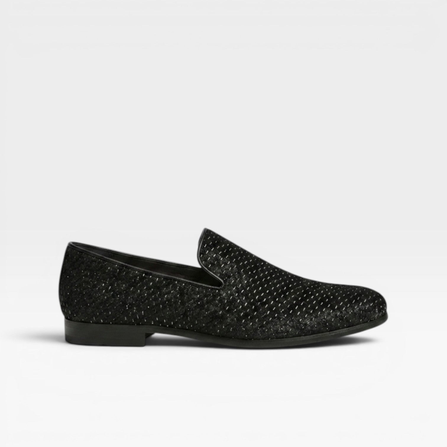 Herren Samt Slipper – Elegante Slip-On Smarte formelle Schuhe