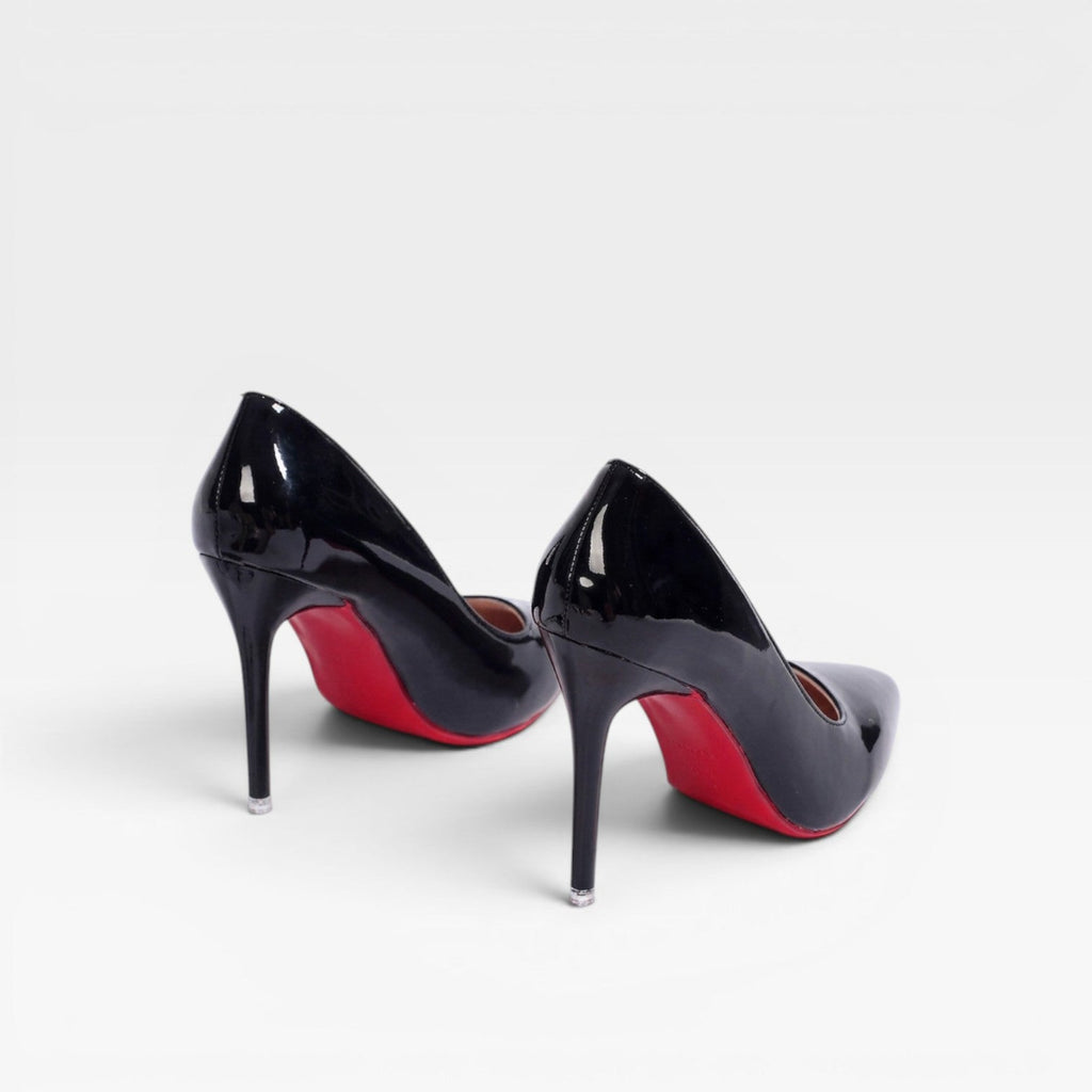 Damen Patent Spitz-Zeh Court Schuhe – Klassische Stiletto-Absätze für besondere Anlässe