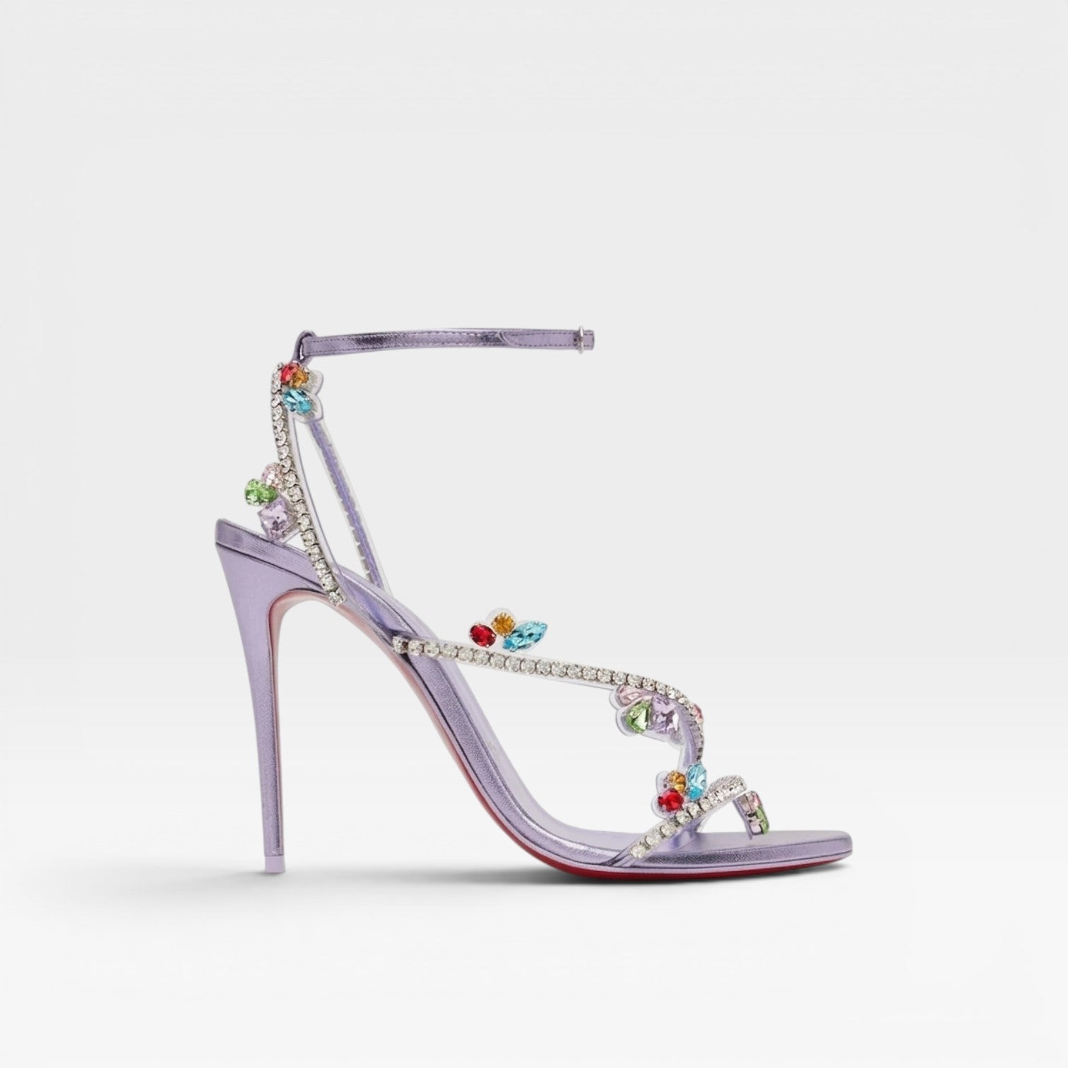 Damen Verzierte Riemchenabsätze – Elegante Stiletto-Ankle-Strap-Sandalen für besondere Anlässe