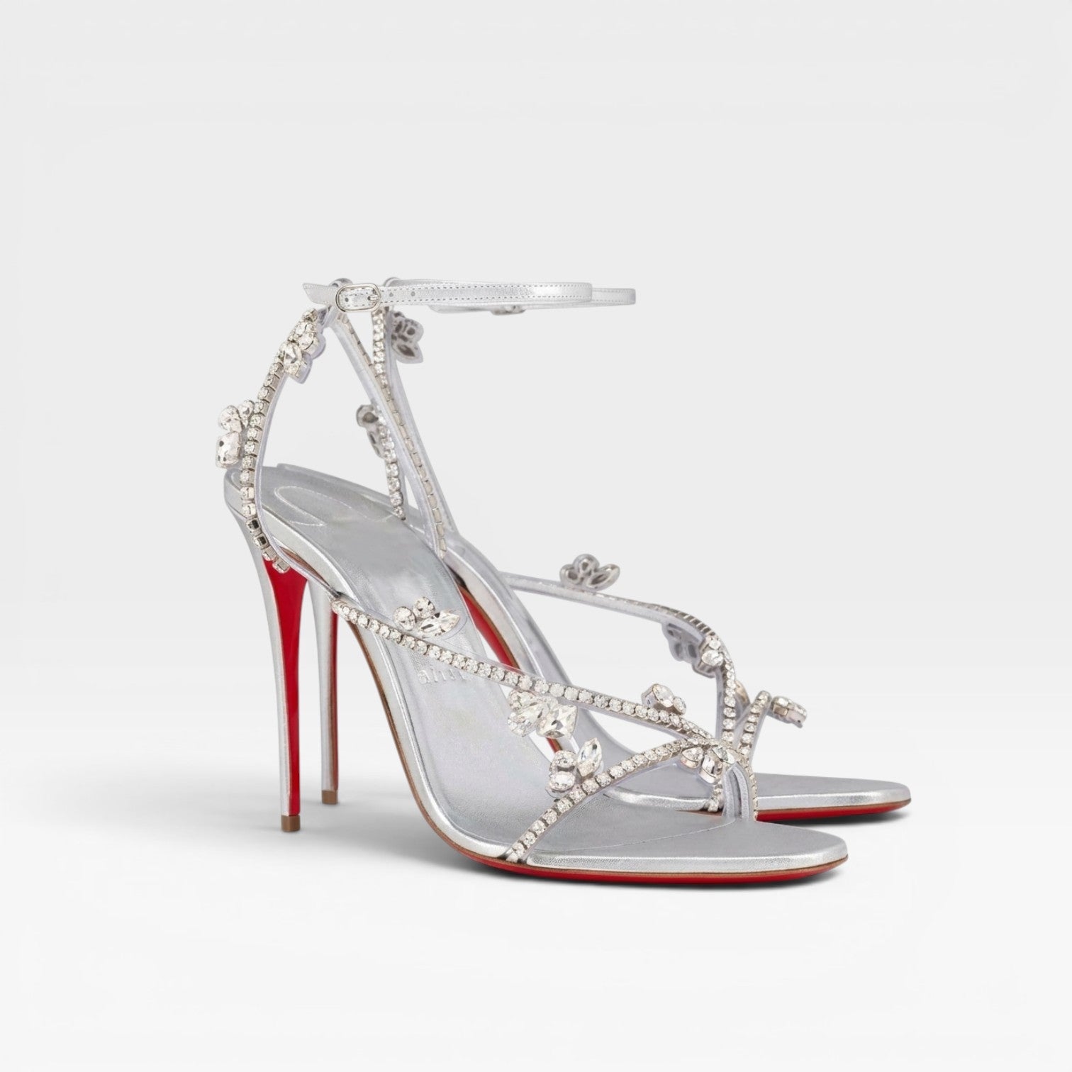 Damen Verzierte Riemchenabsätze – Elegante Stiletto-Ankle-Strap-Sandalen für besondere Anlässe