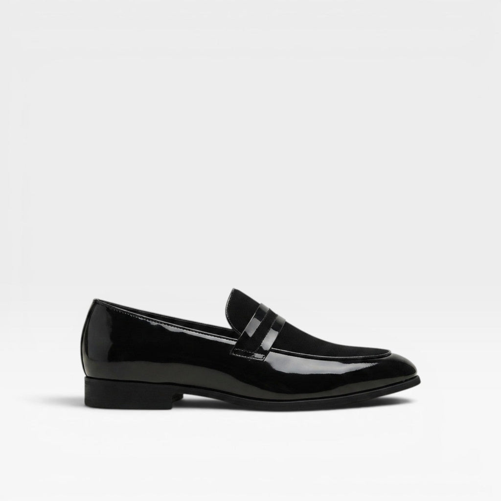 Herren Lackleder Penny Loafers – Elegante Slip-On Anzugschuhe