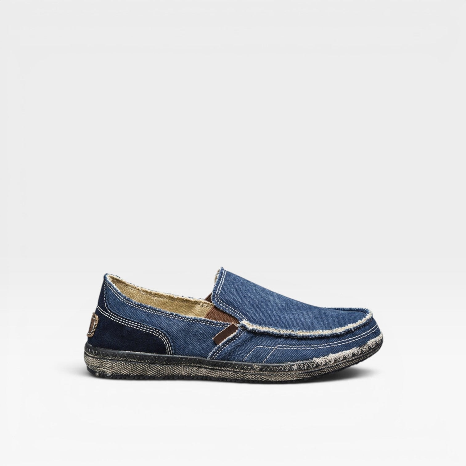 Herren Canvas Slipper – Lässige Komfort Mokassinschuhe für den Alltag