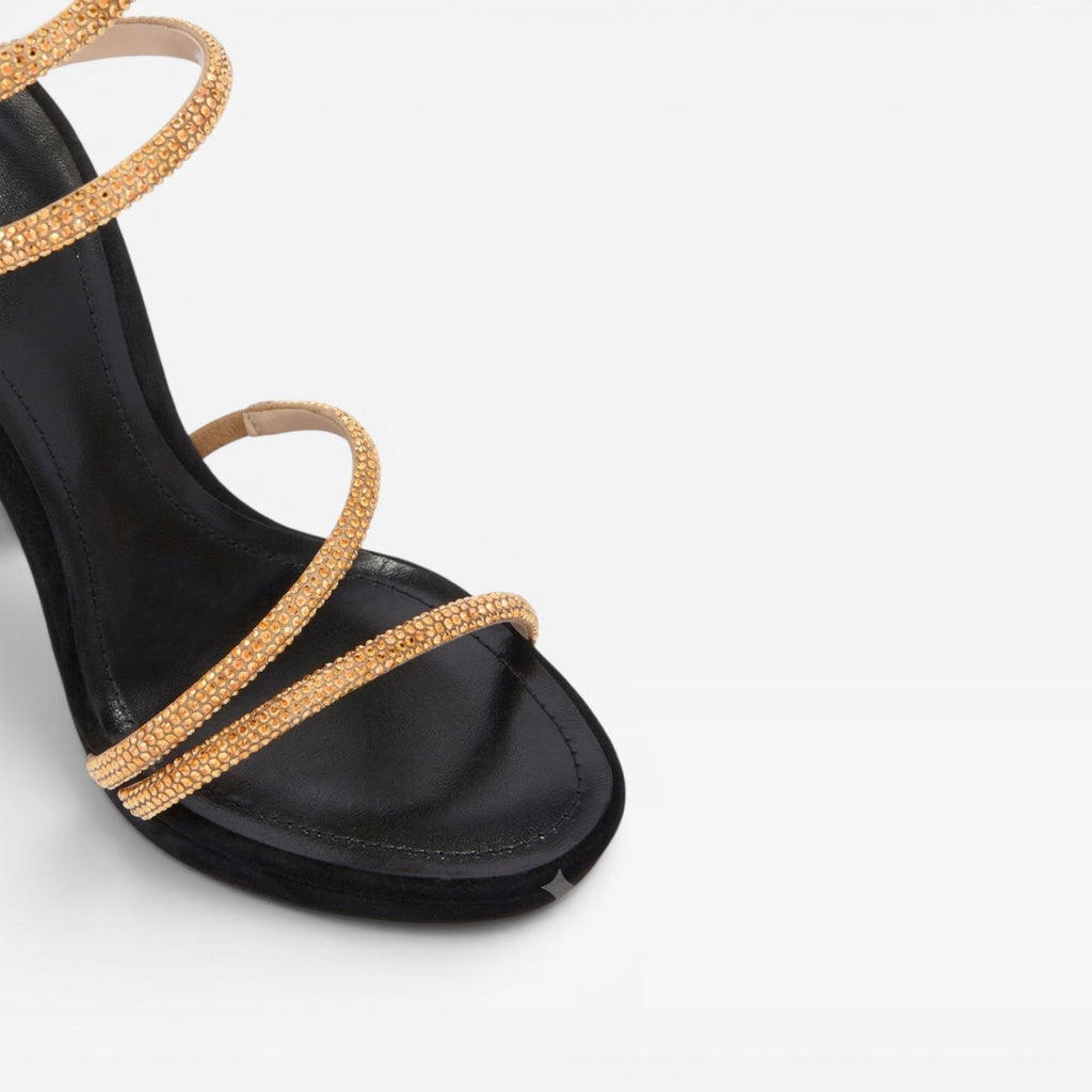 Damen Diamante Stiletto Sandalen – Elegante Knöchelriemenabsätze für besondere Anlässe