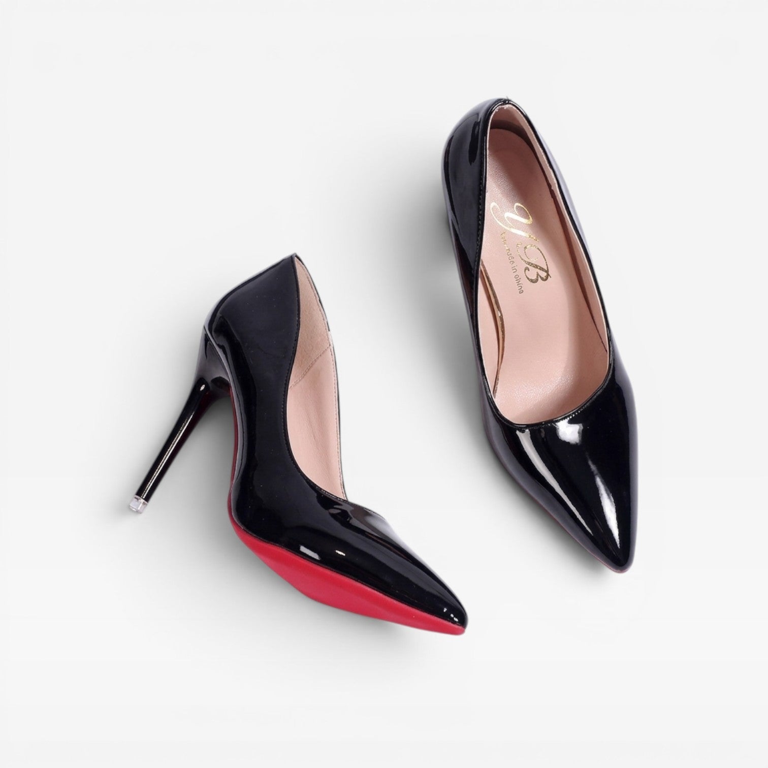 Damen Patent Spitz-Zeh Court Schuhe – Klassische Stiletto-Absätze für besondere Anlässe