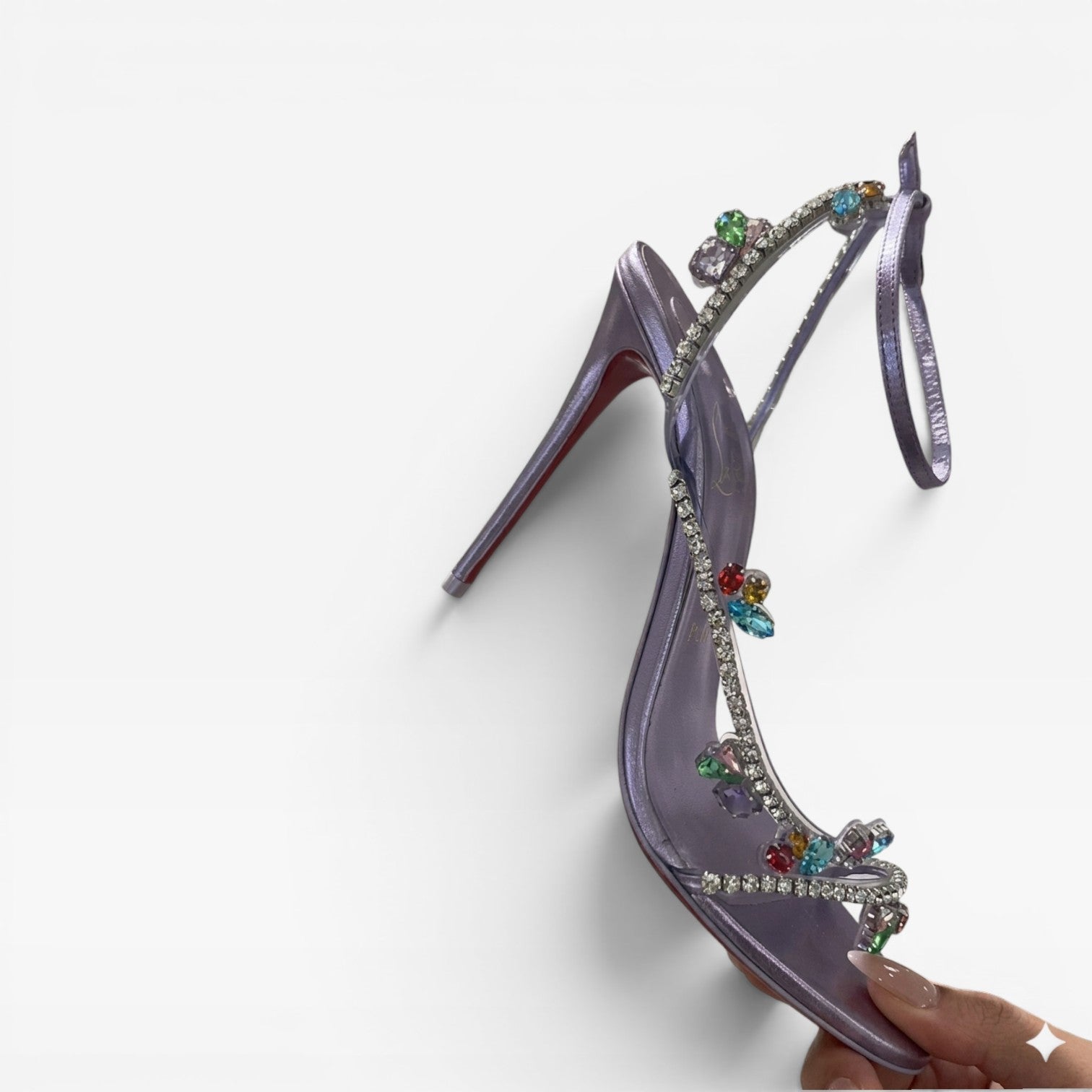 Damen Verzierte Riemchenabsätze – Elegante Stiletto-Ankle-Strap-Sandalen für besondere Anlässe