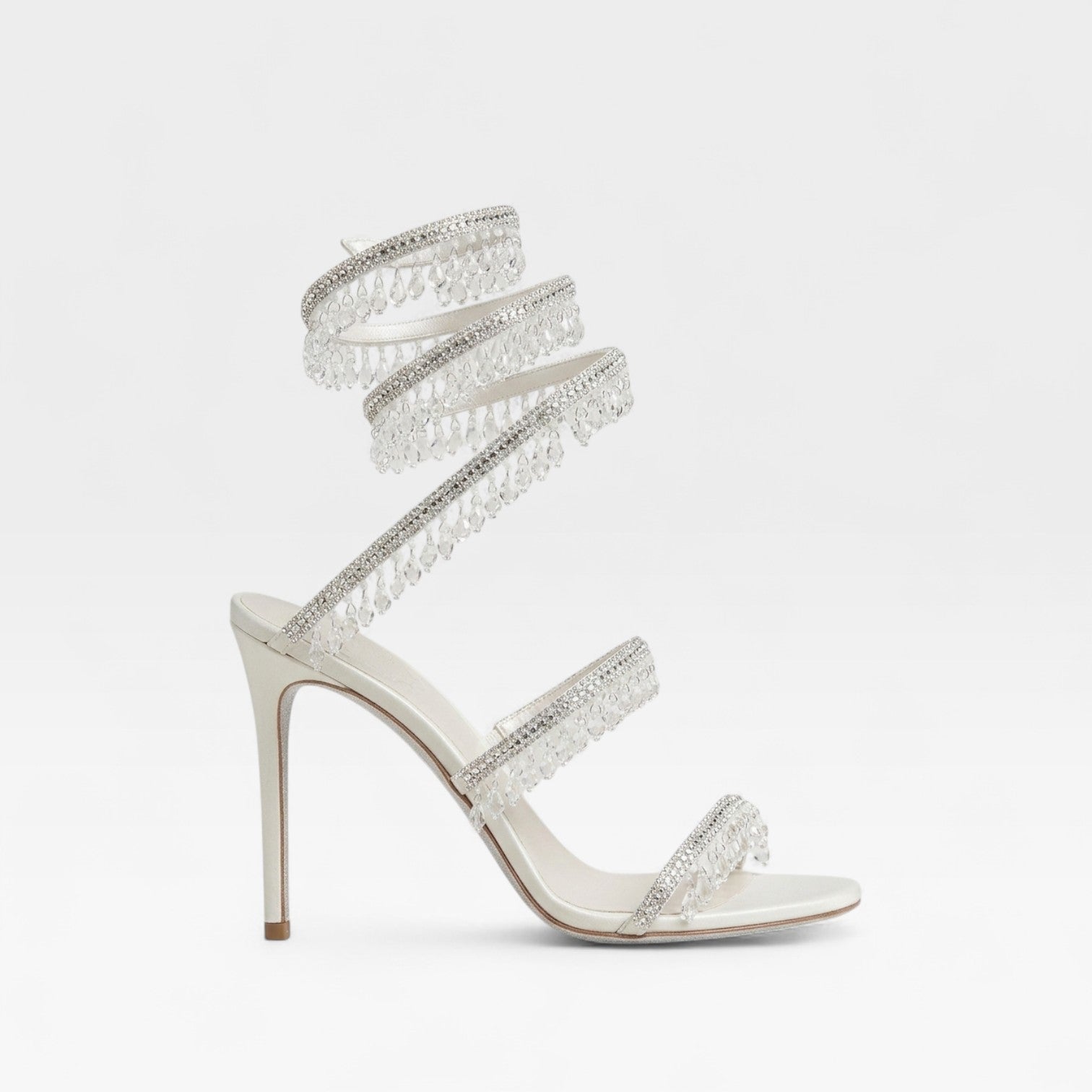 Damen Kristall High Heel Sandalen – Elegante Riemchenabsätze für besondere Anlässe