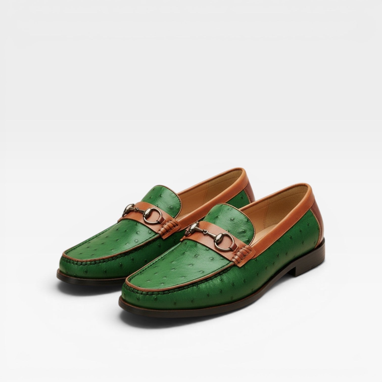 Herren Echtleder Bit Loafers – Klassische Slip-On Smarte Dressschuhe