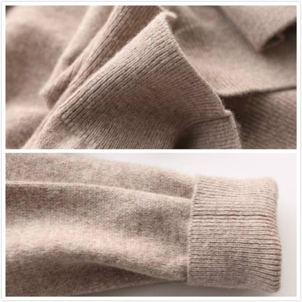 Herren Wollpullover mit Rundhals – Klassischer Strickpullover