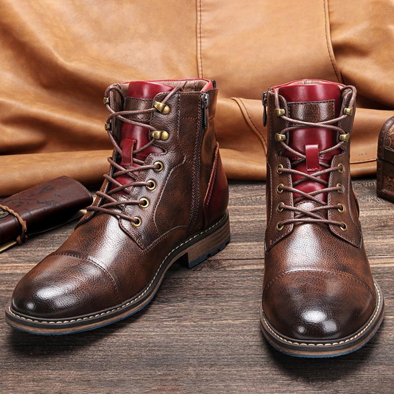 Herren Klassische Schnürstiefel – Elegante Stiefel für jeden Anlass