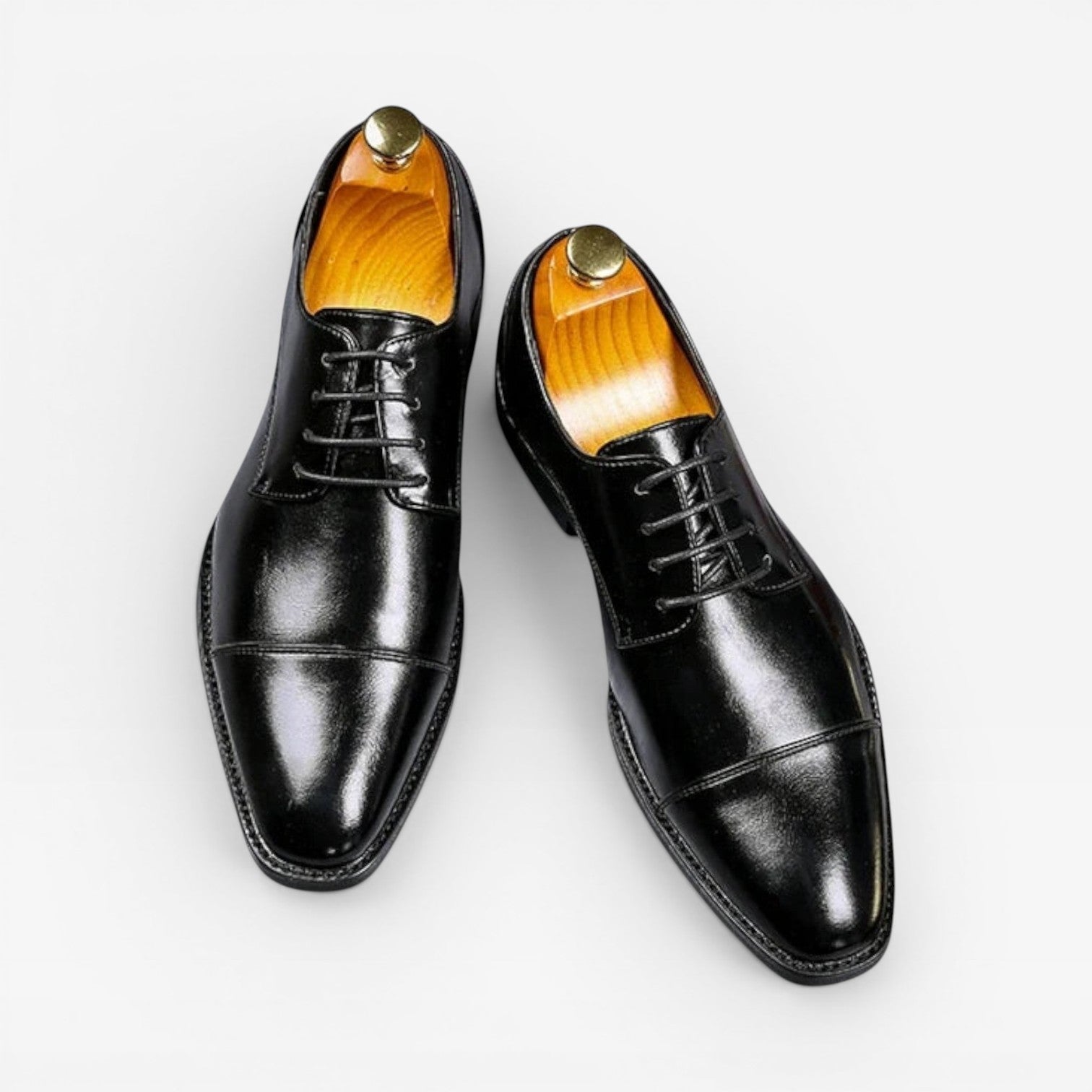 Herren Klassische Oxford-Schuhe – Leder-Dressschuhe für Geschäft und Hochzeit