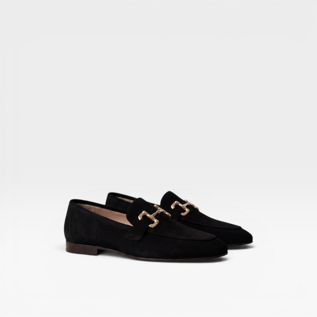 Herren Wildleder Slipper – Elegante Ketten-Detail Klassischer Stil für Alltag und Business